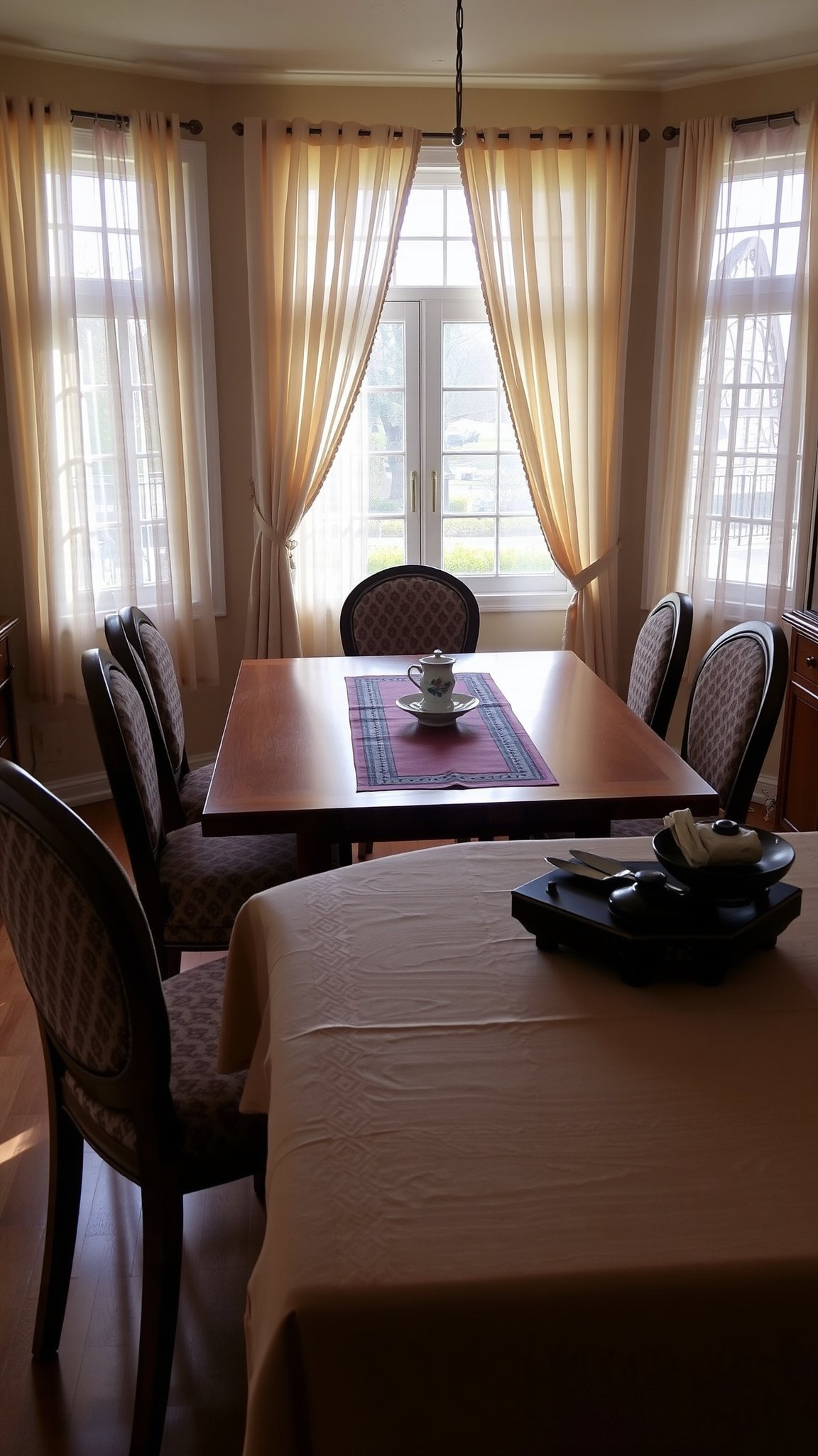 Design 5: Softening Modern Lines with Vintage Textiles