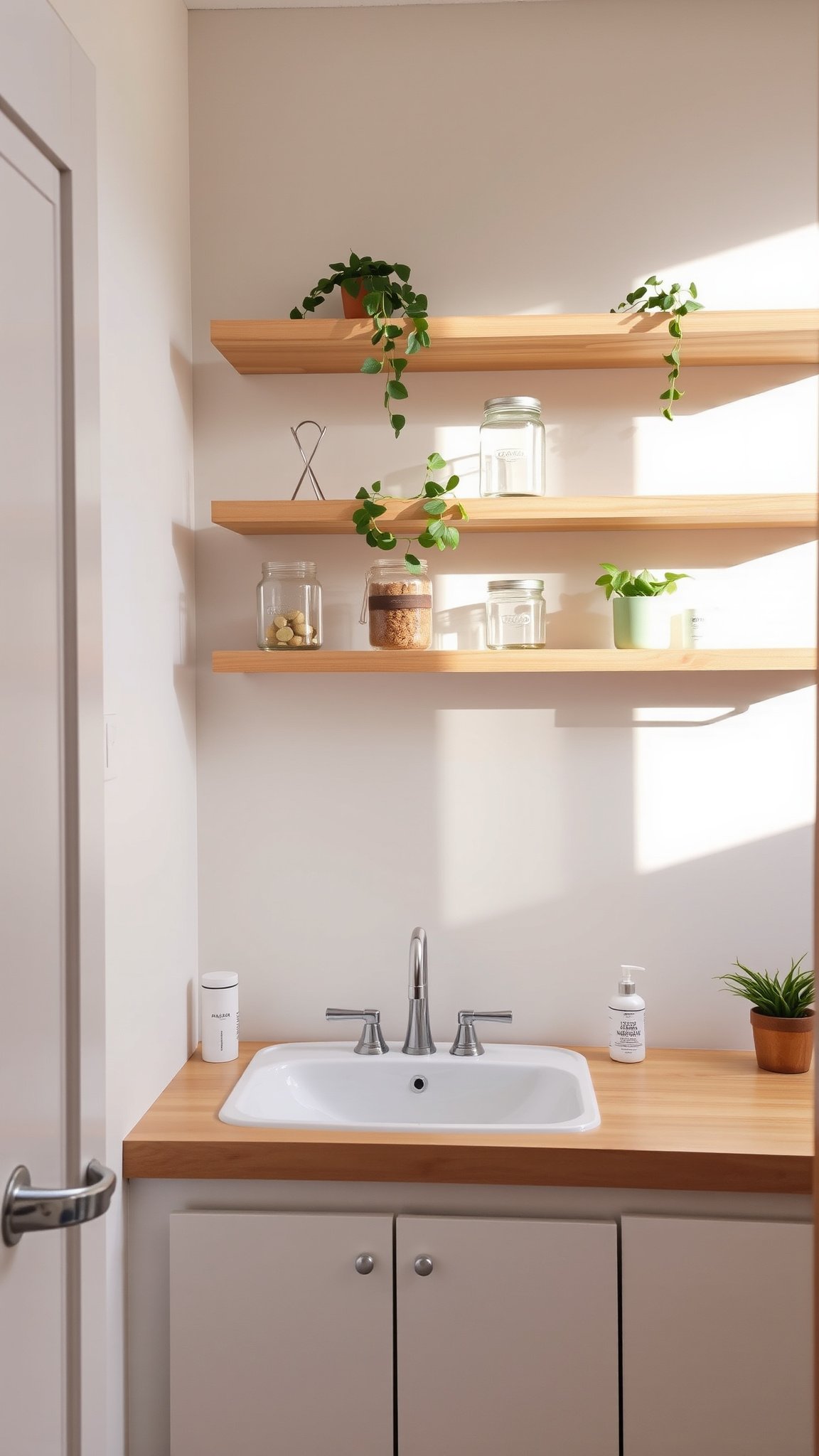 1. Floating Shelves