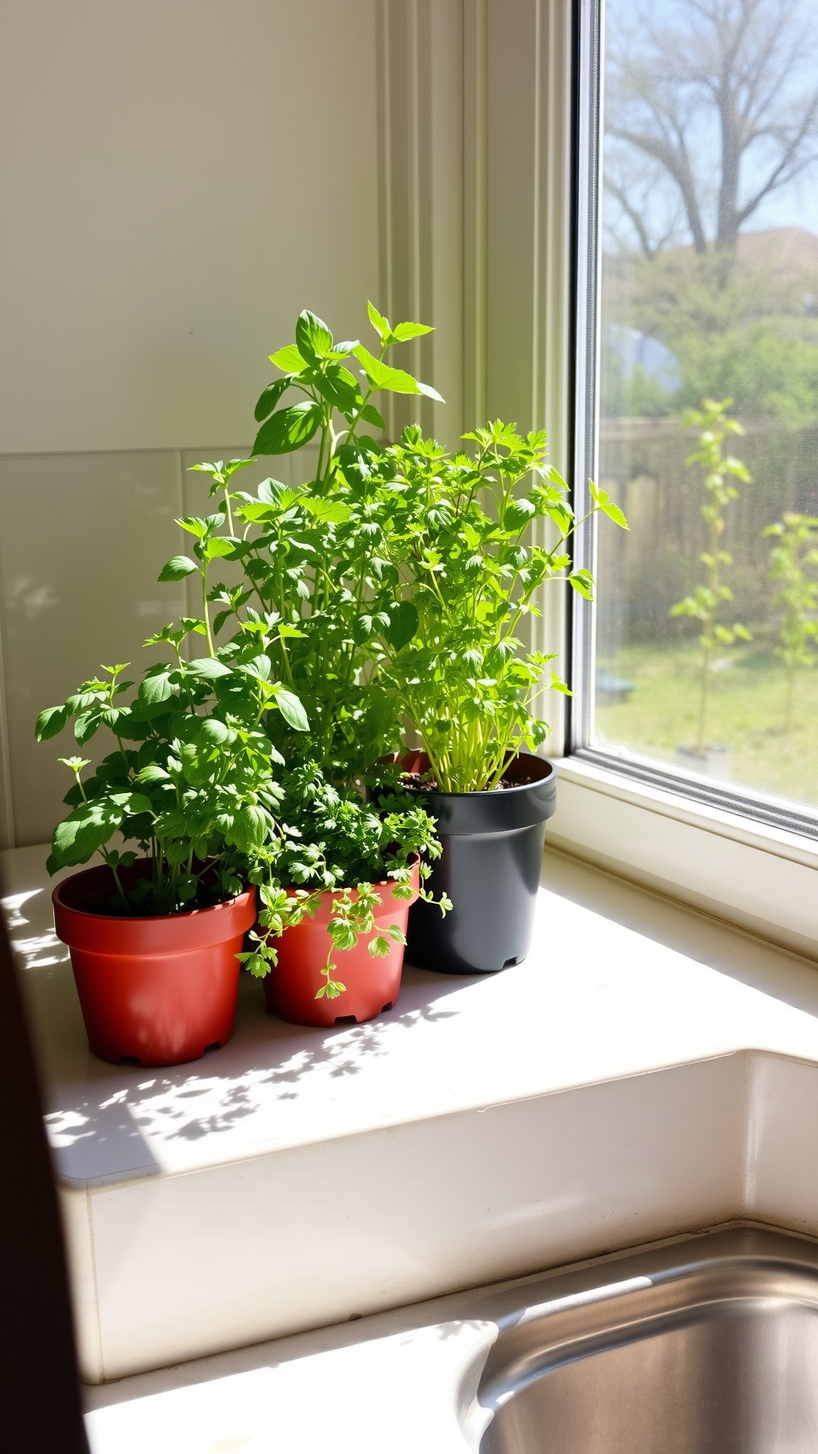 1. Fresh Herbs Display