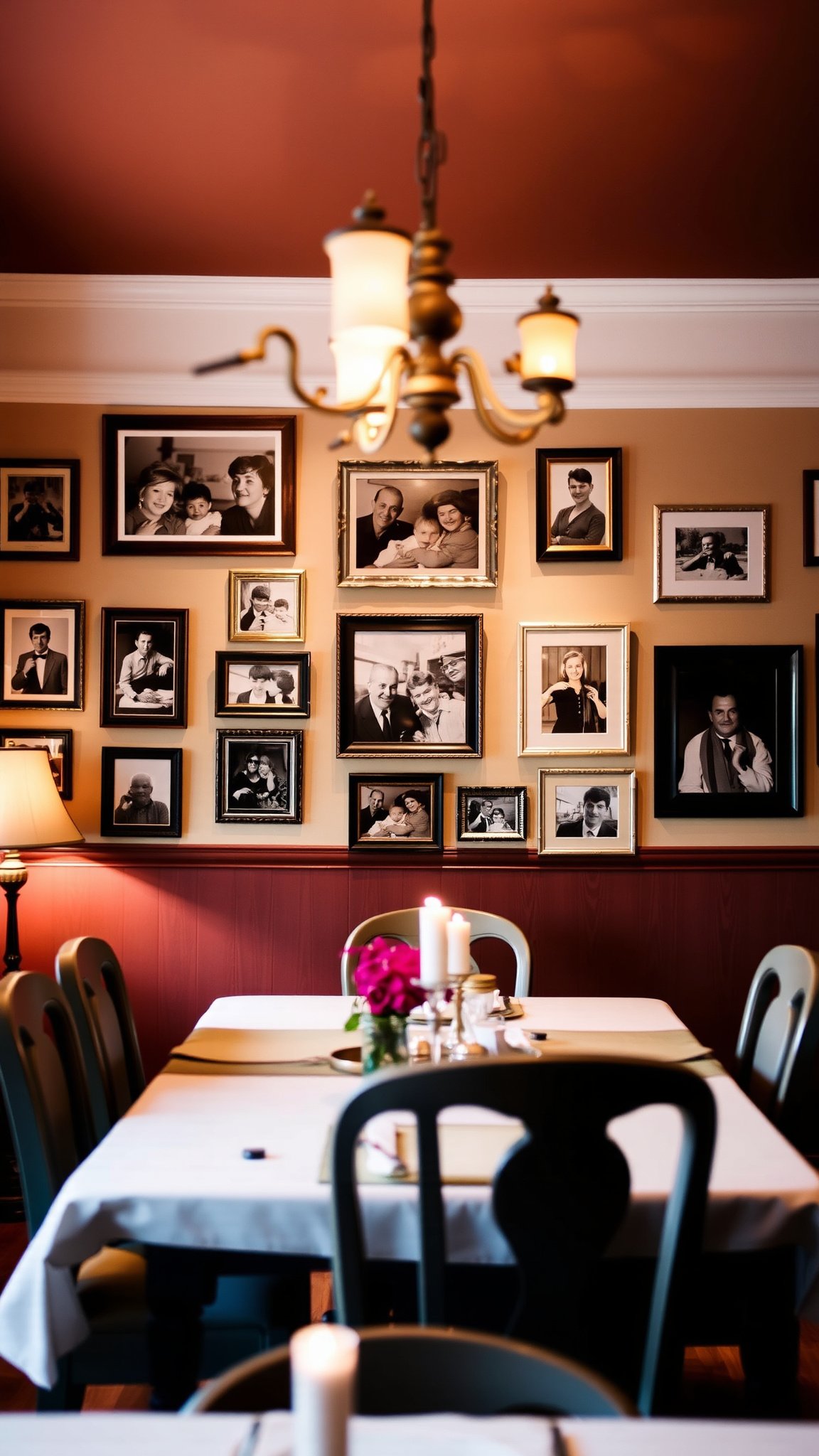 1. Gallery Wall of Family Photos