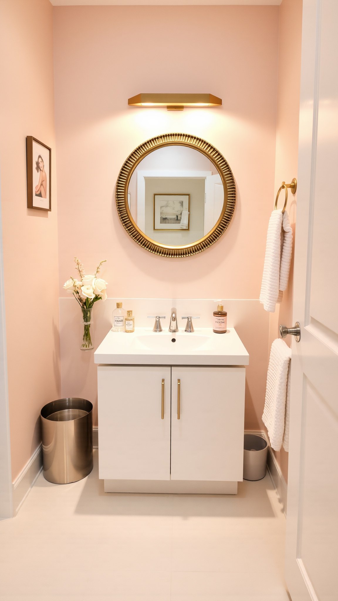 1. Gold Framed Mirrors