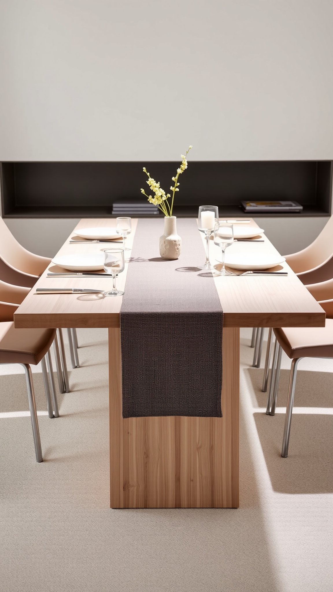 1. Minimalist Table Settings