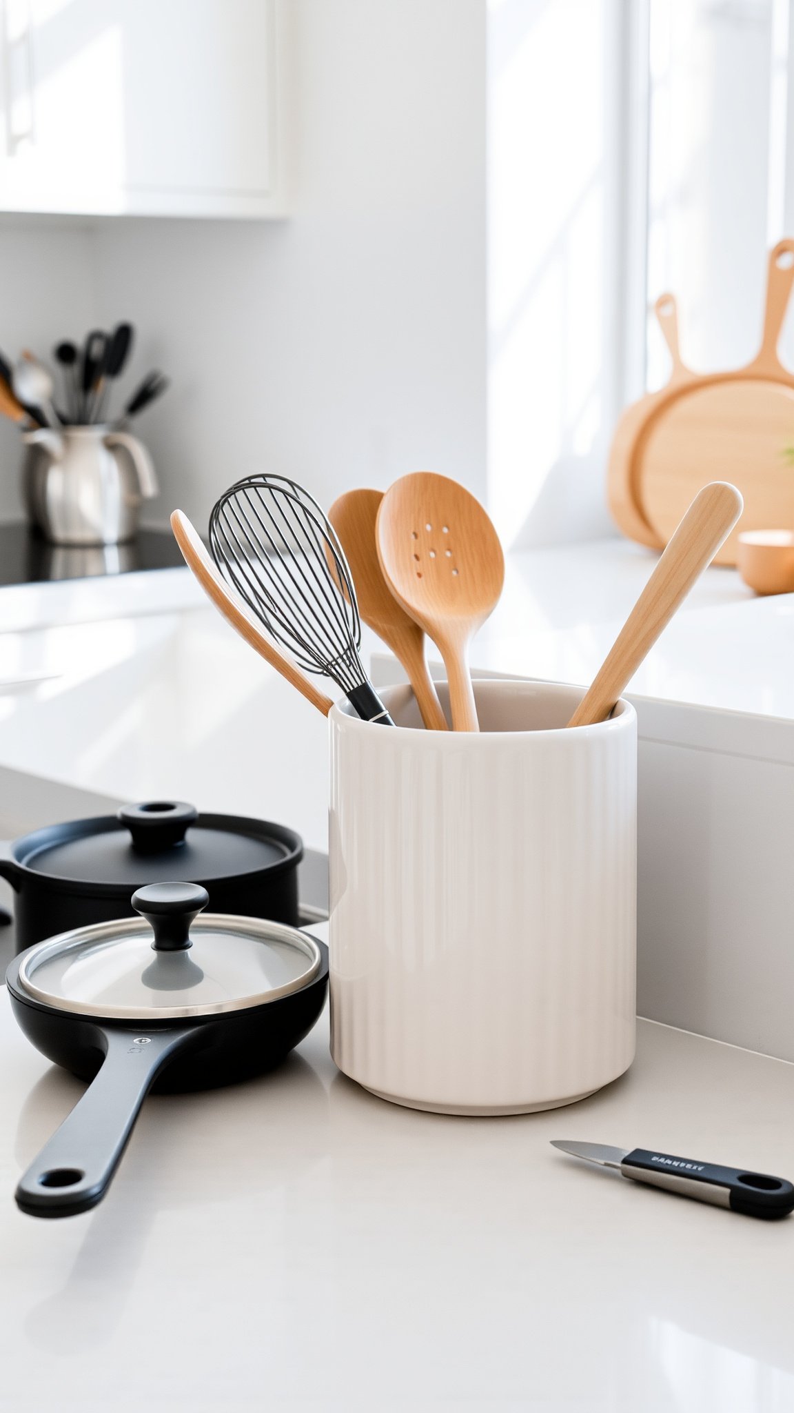 1. Minimalist Utensil Holders
