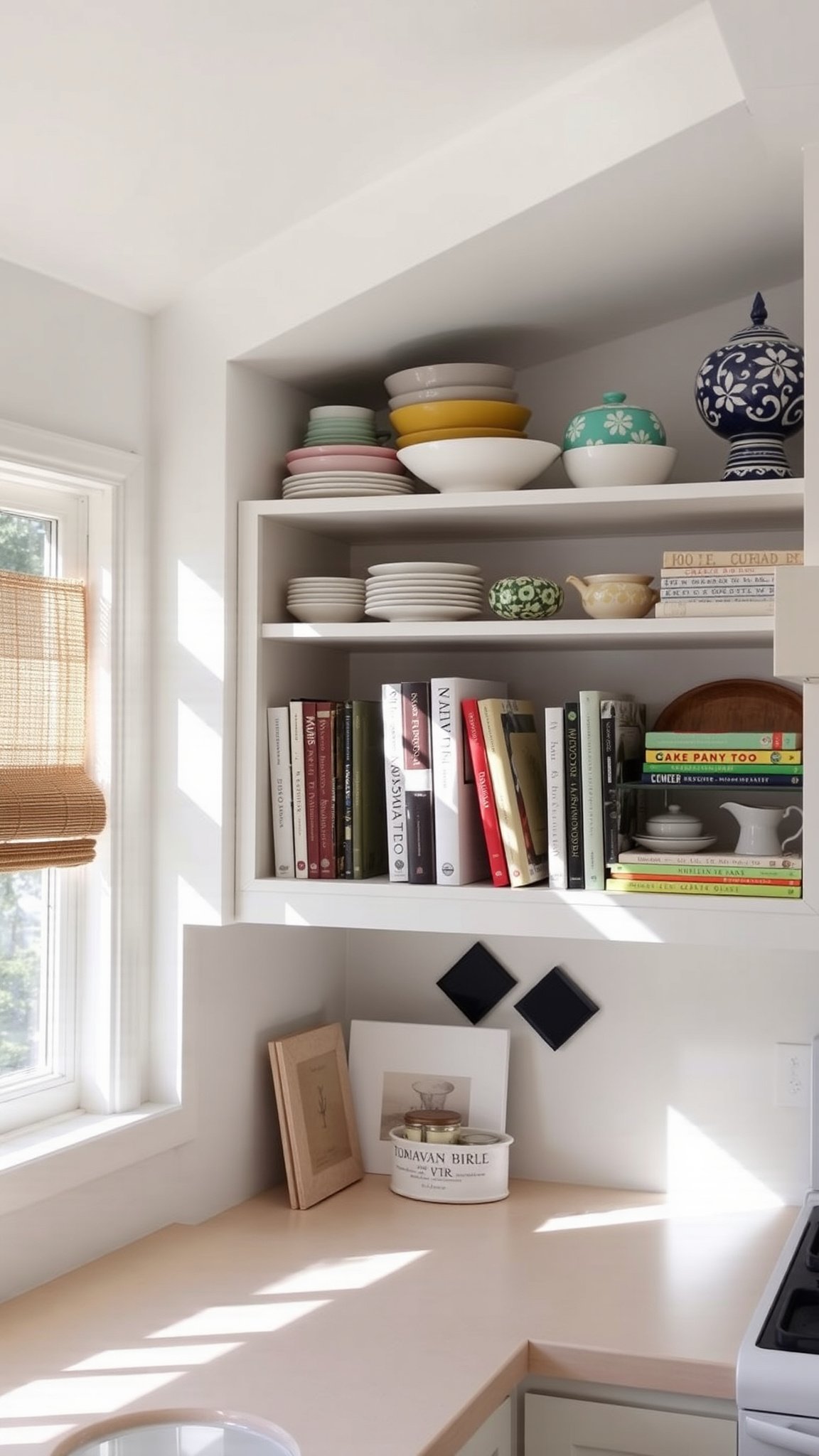 1. Open Shelving