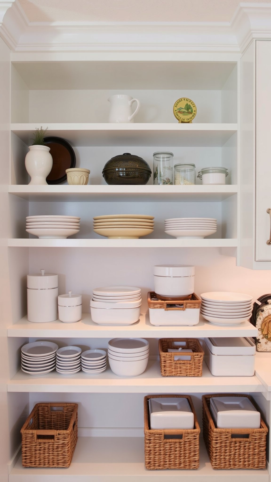 1 use a mix of open and closed storage 1. Use a Mix of Open and Closed Storage