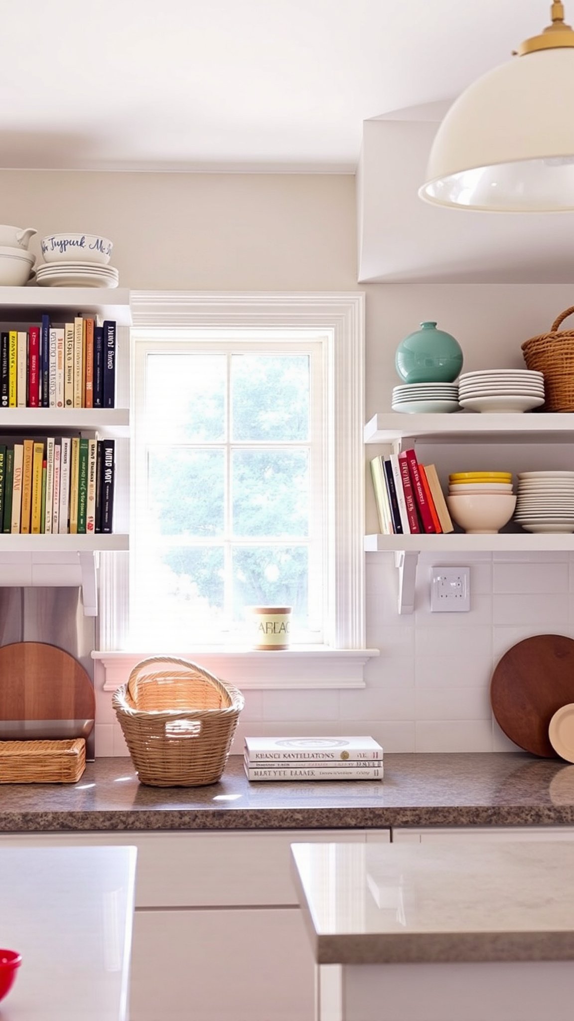 1 use open shelving 1. Use Open Shelving