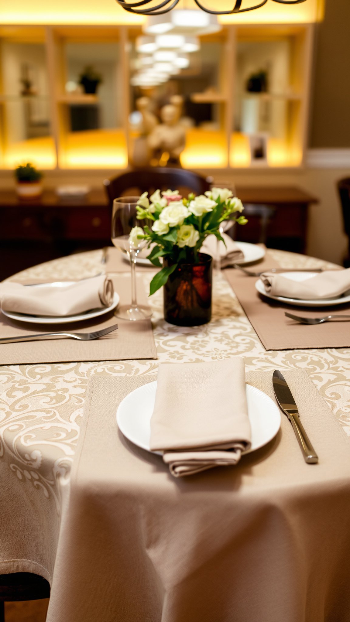 1. Use Table Linens