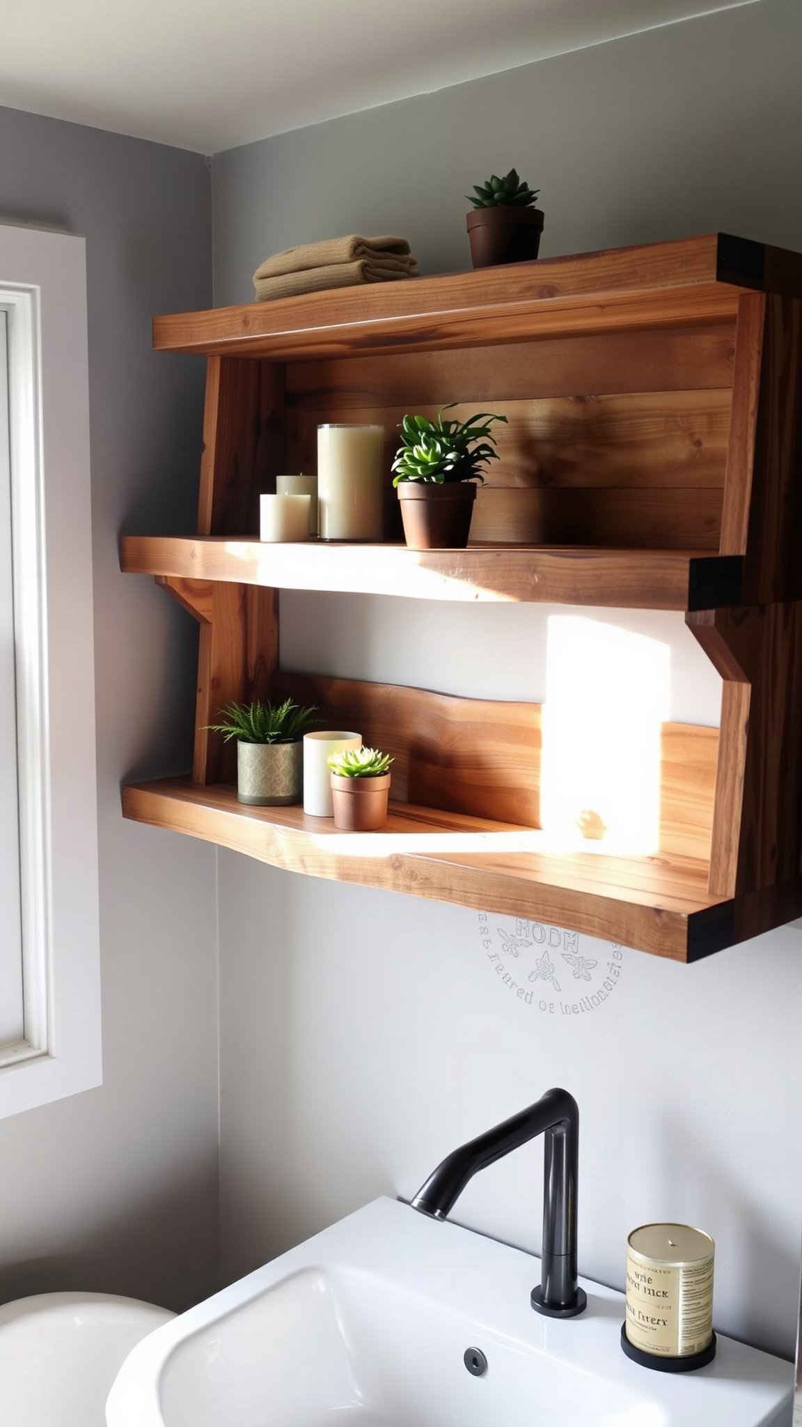 1 wooden shelving 1. Wooden Shelving