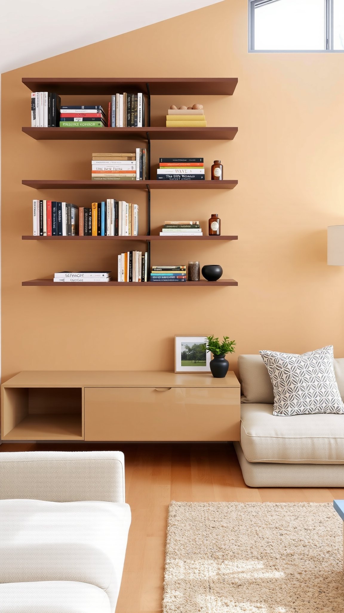 10. Creative Wall Shelves