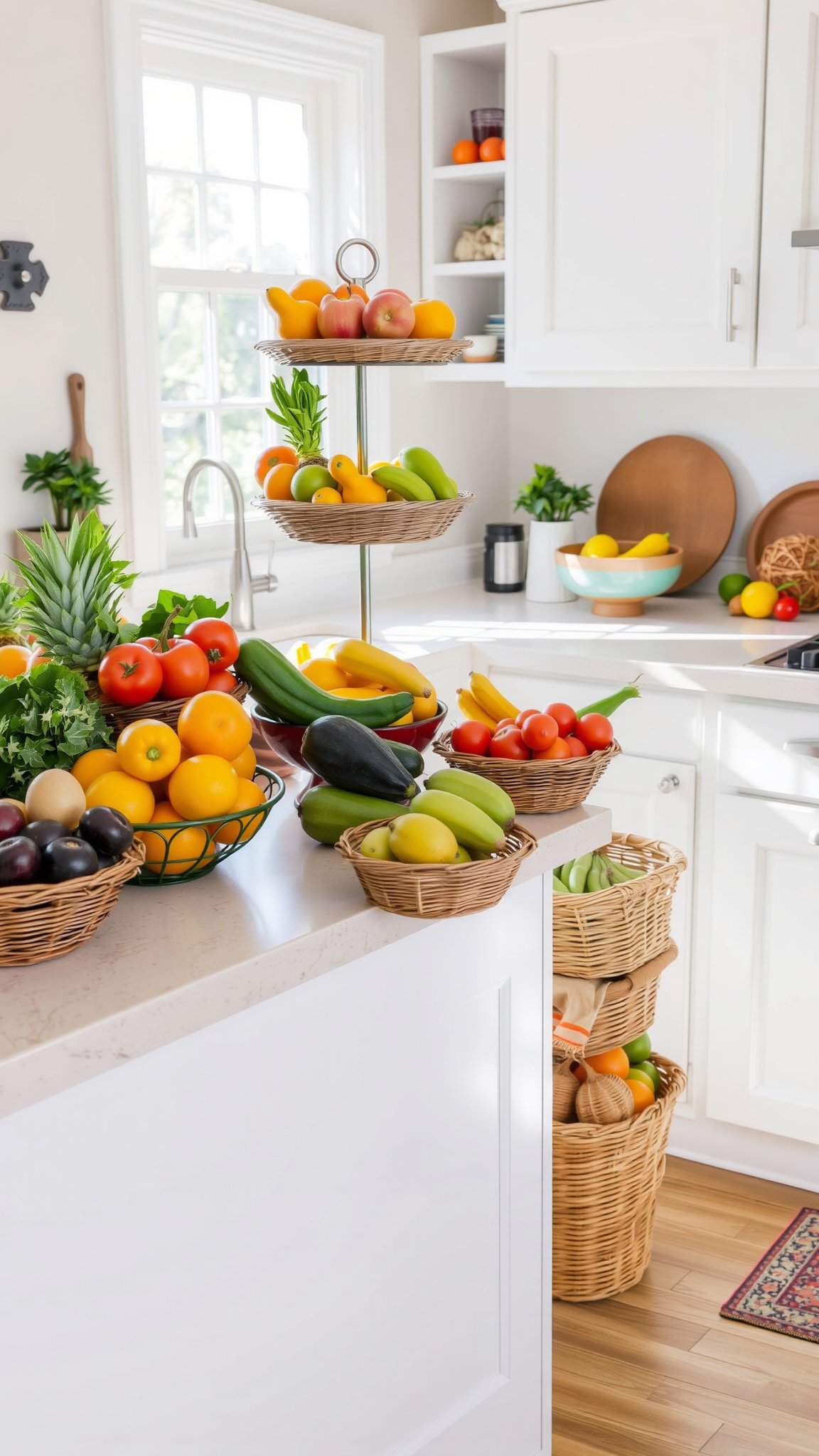 10. Fresh Fruit and Vegetable Displays