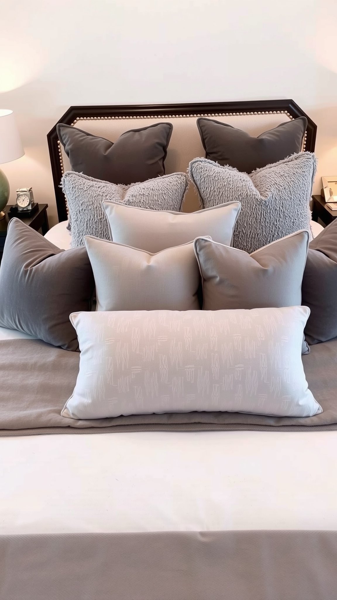 10. Grey Decorative Pillows