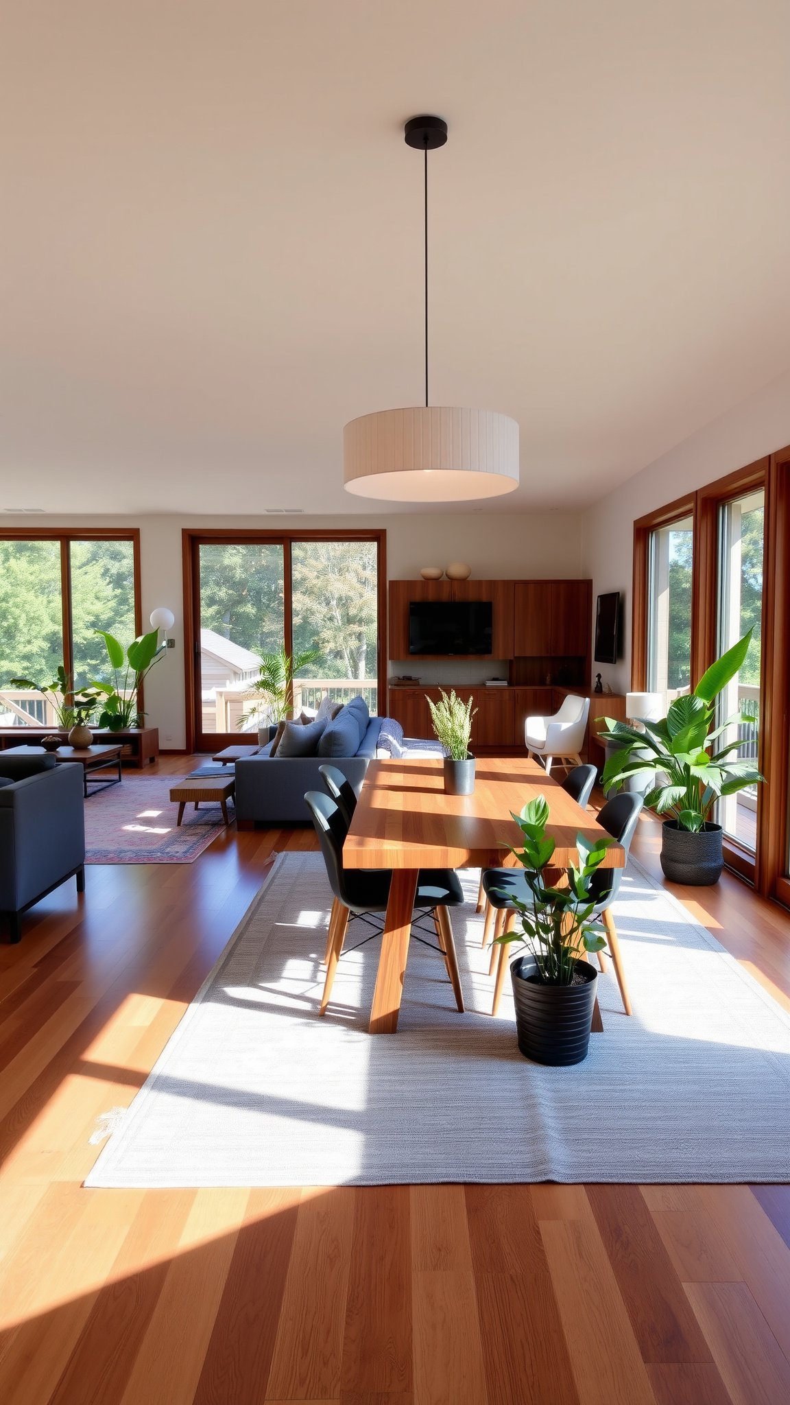 10. Open Layout Dining