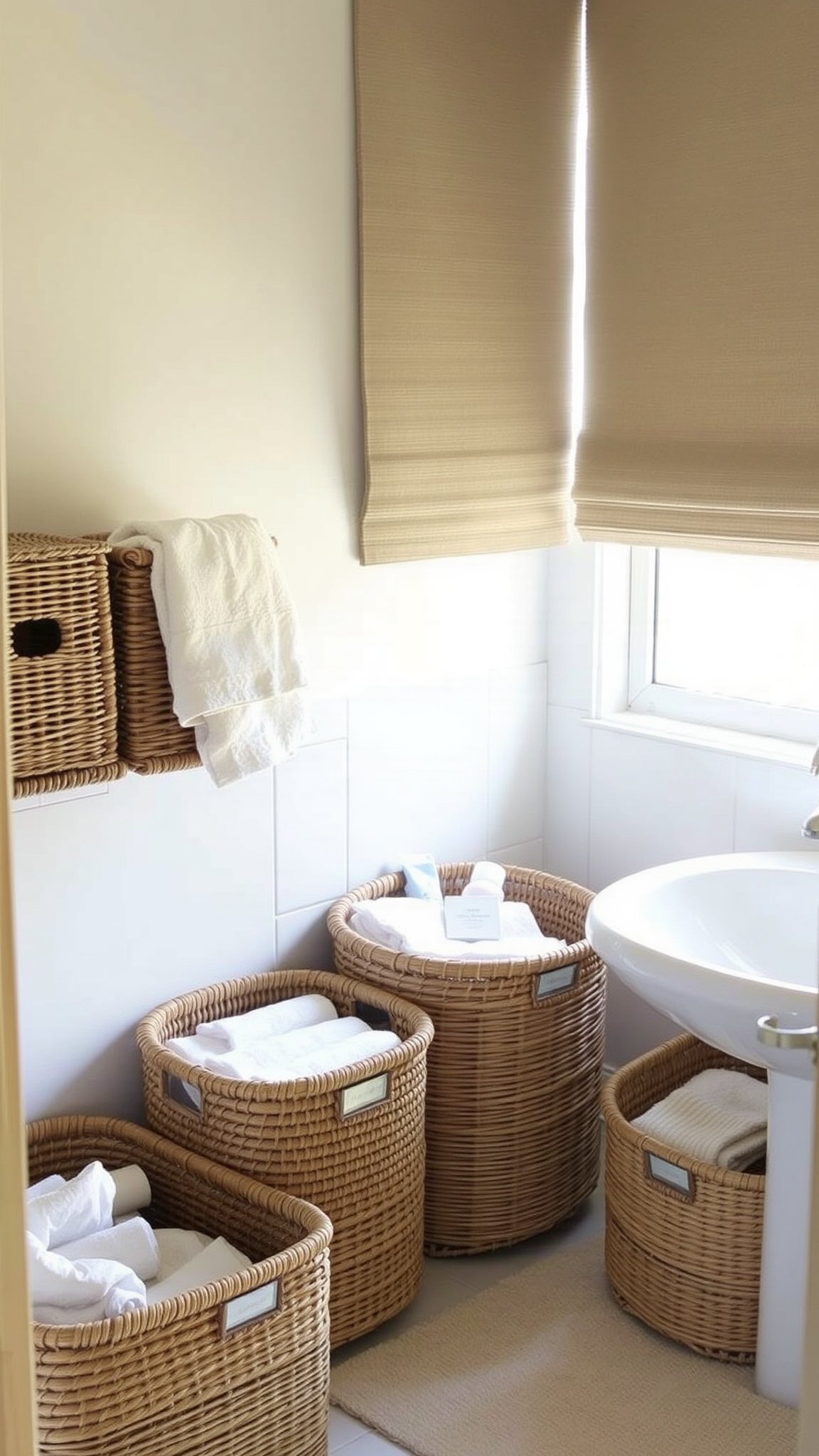 10 rattan storage baskets 10. Rattan Storage Baskets