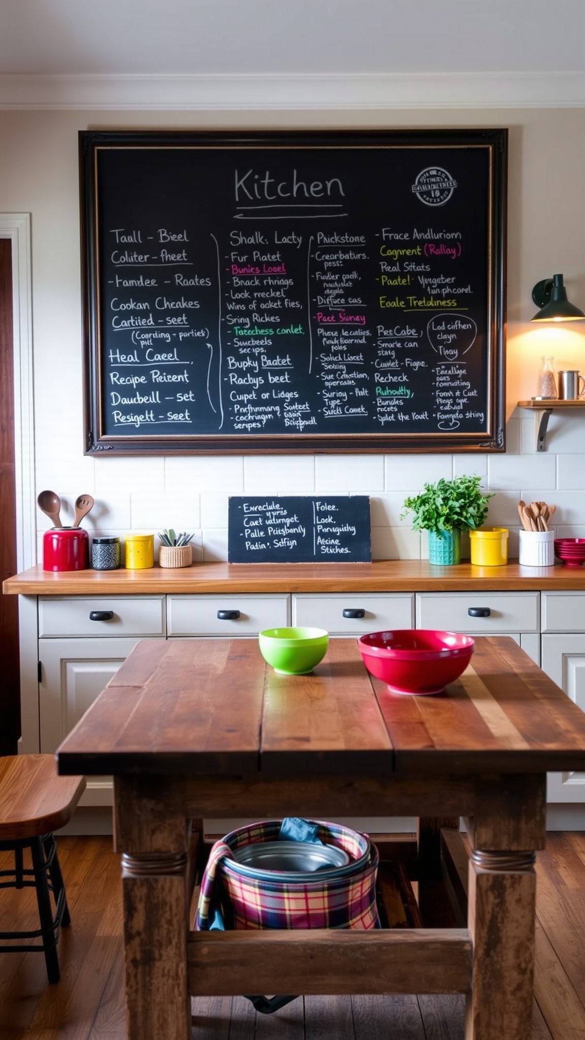 11 add a chalkboard wall 11. Add a Chalkboard Wall