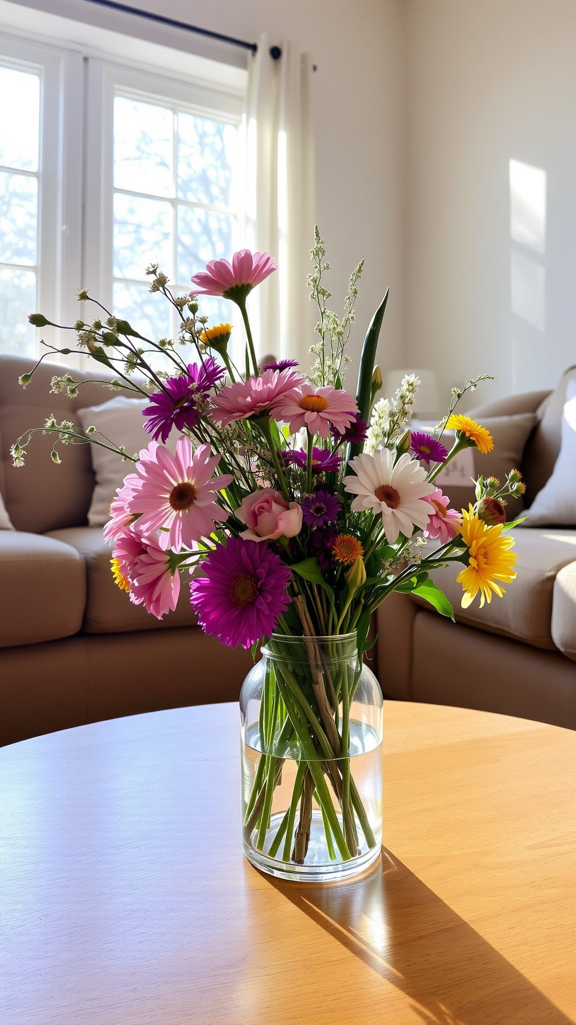 2. Add Fresh Flowers