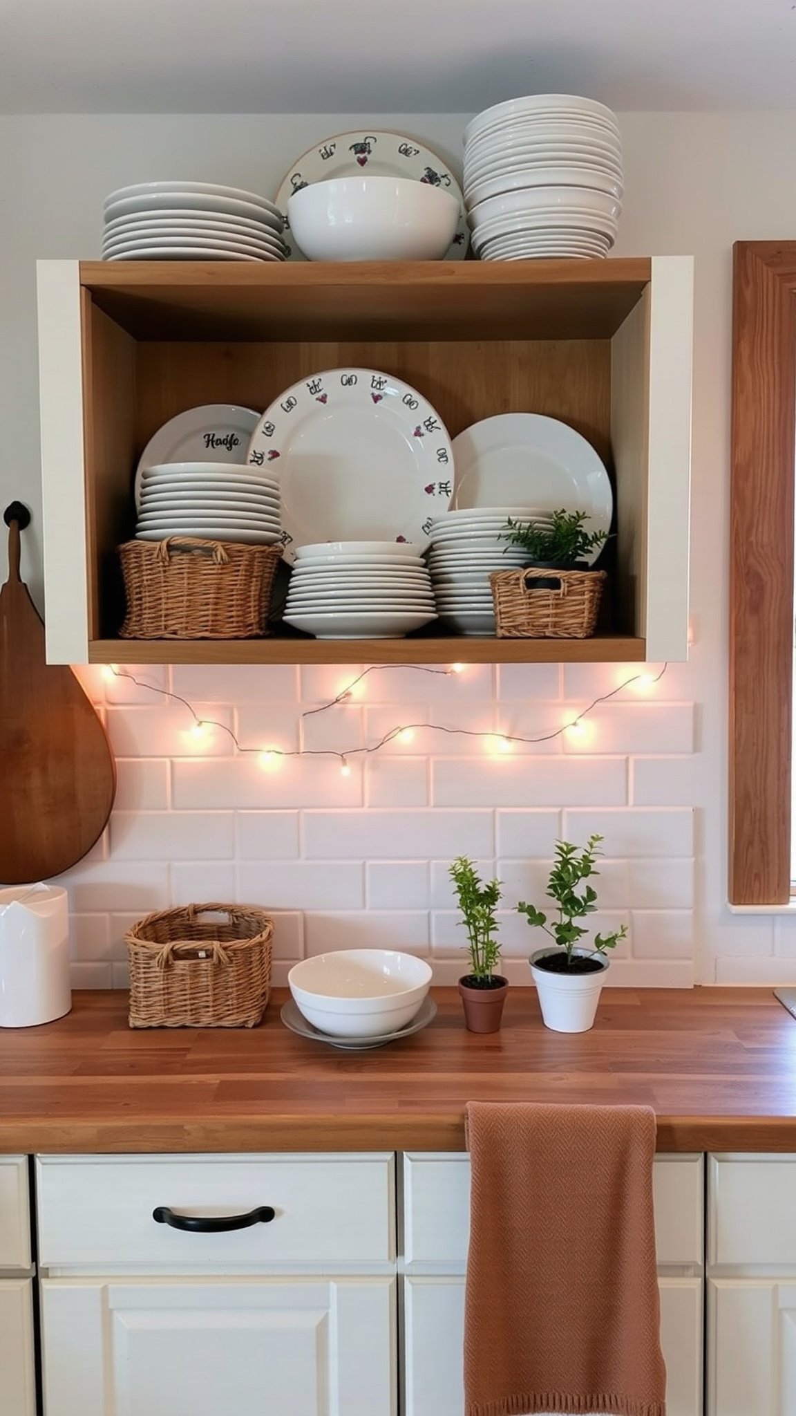 2. Add Open Shelving