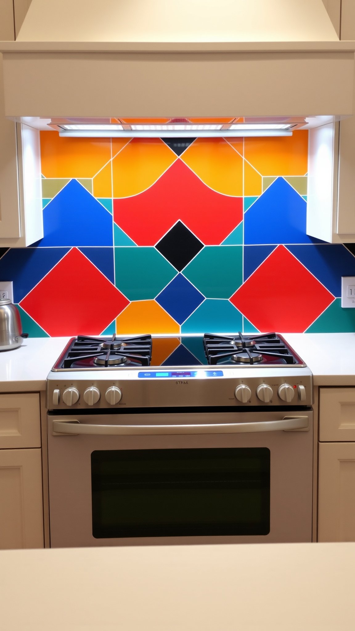 2. Bold Backsplash