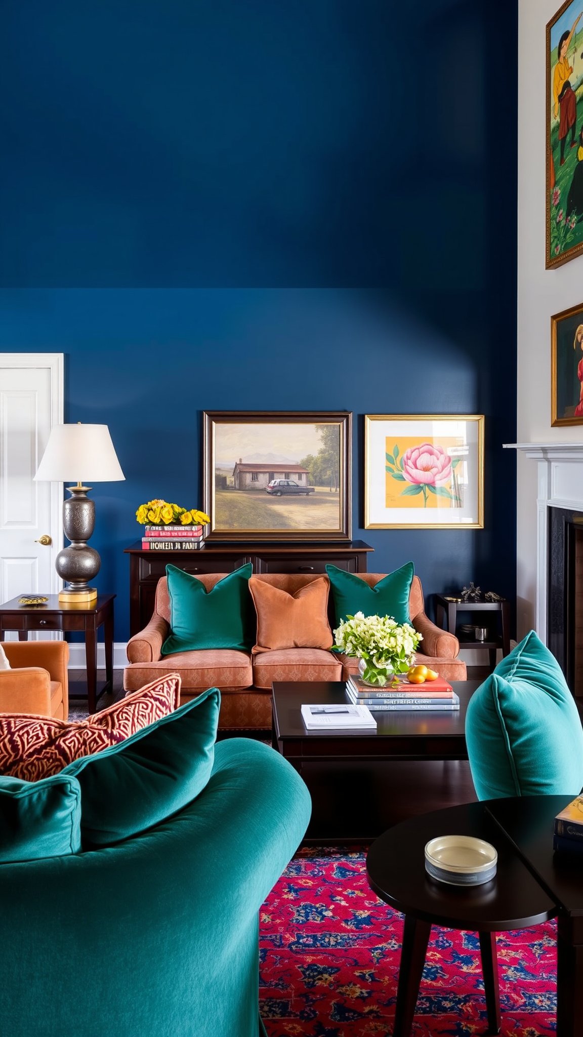 2. Bold Colors and Textures