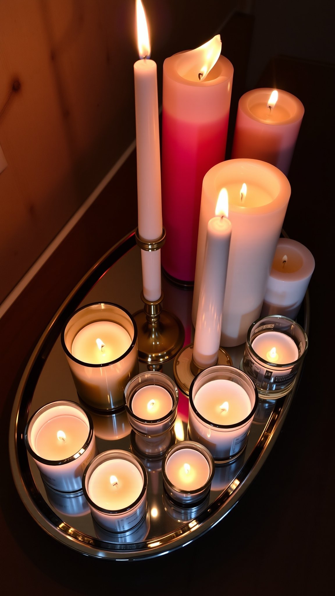 2. Candles in Varying Heights
