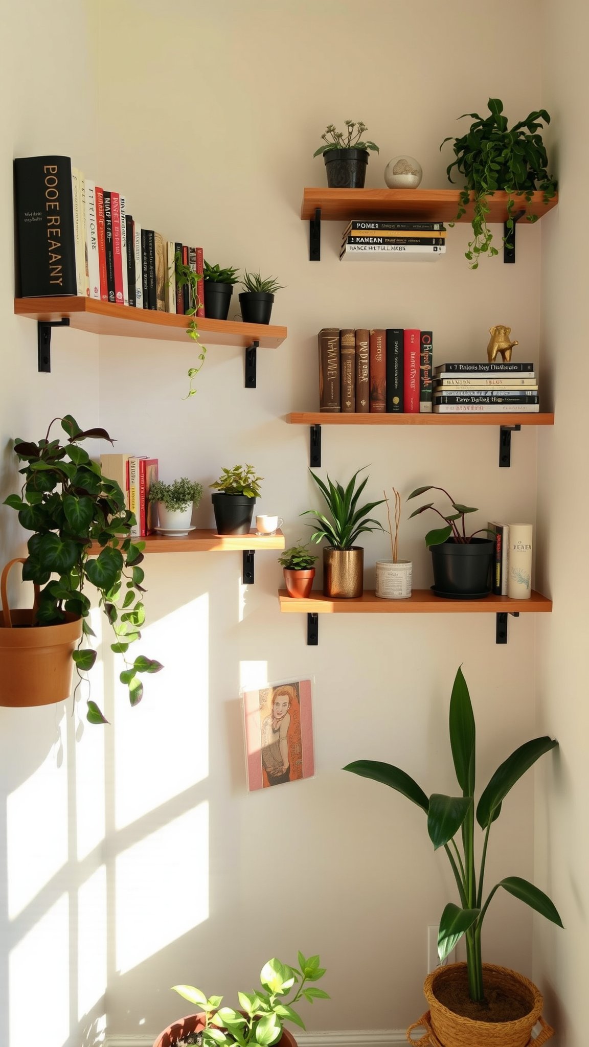 2 floating shelves for display 2. Floating Shelves for Display