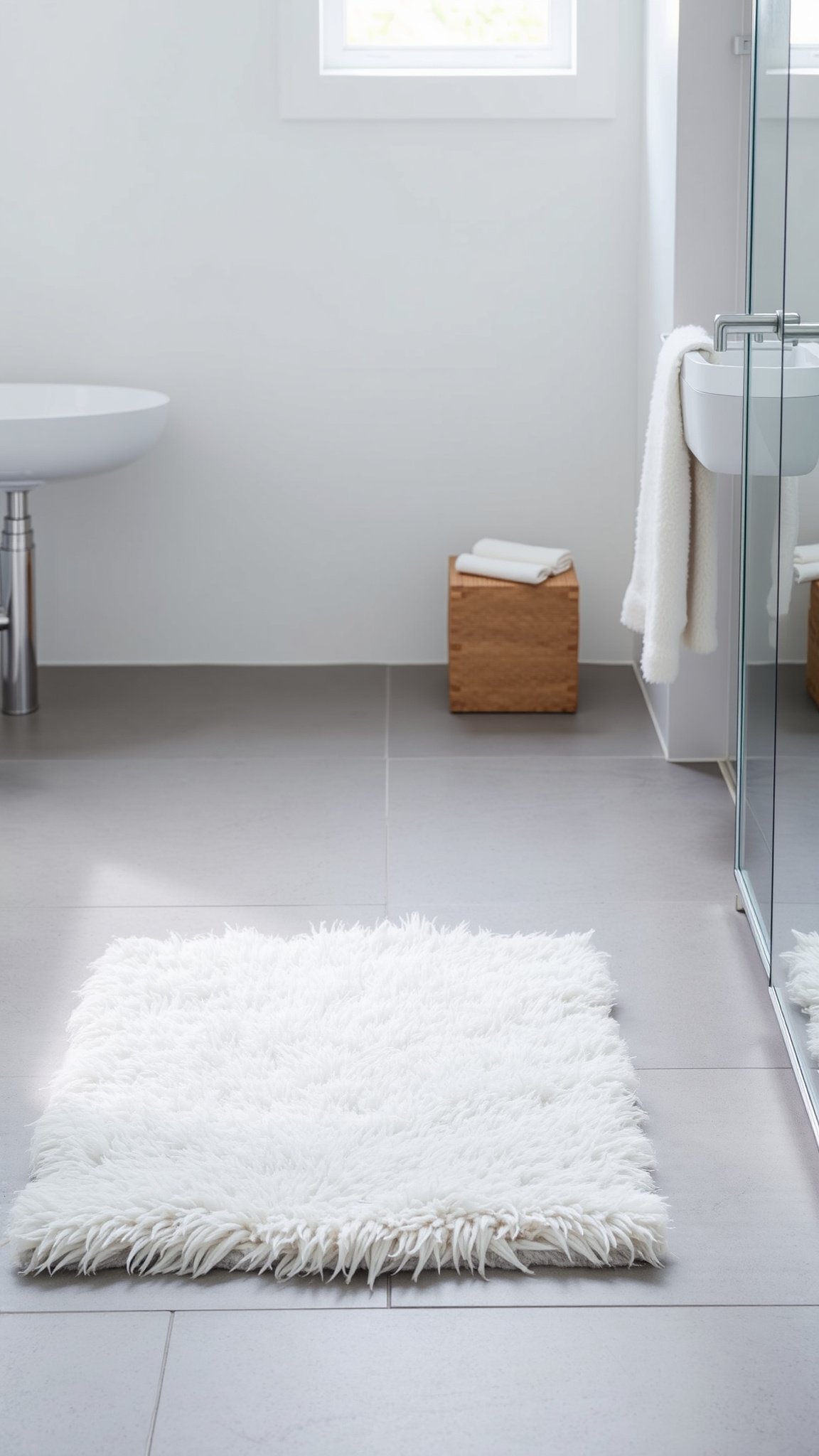 2. Gray Tile Flooring