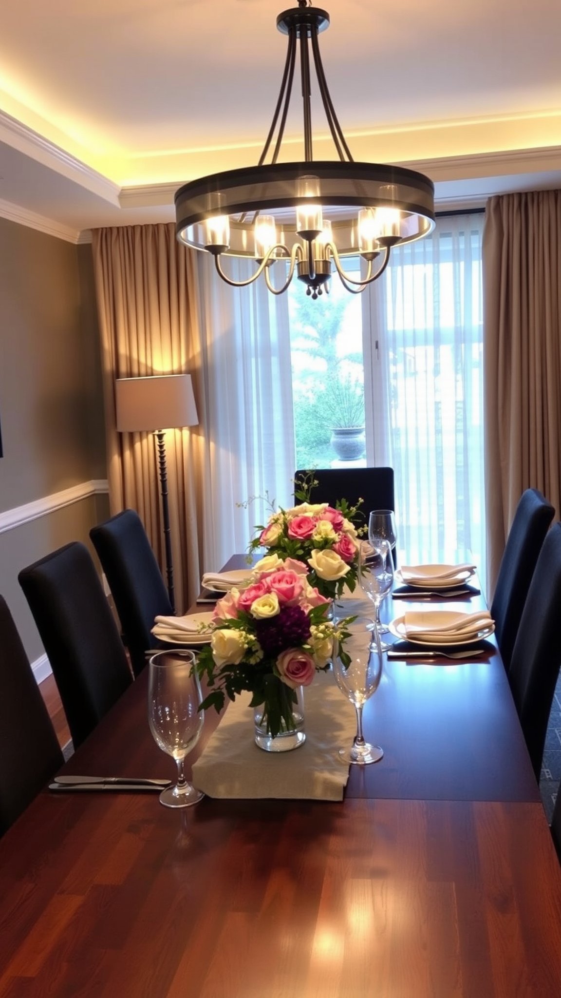 2. Incorporate a Beautiful Chandelier