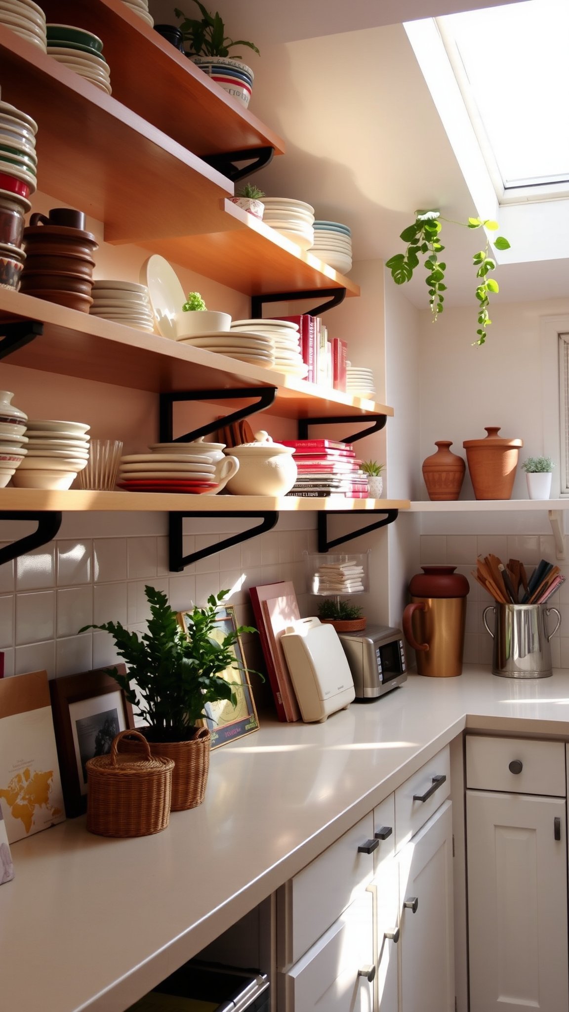 2 incorporate open shelving 1 2. Incorporate Open Shelving