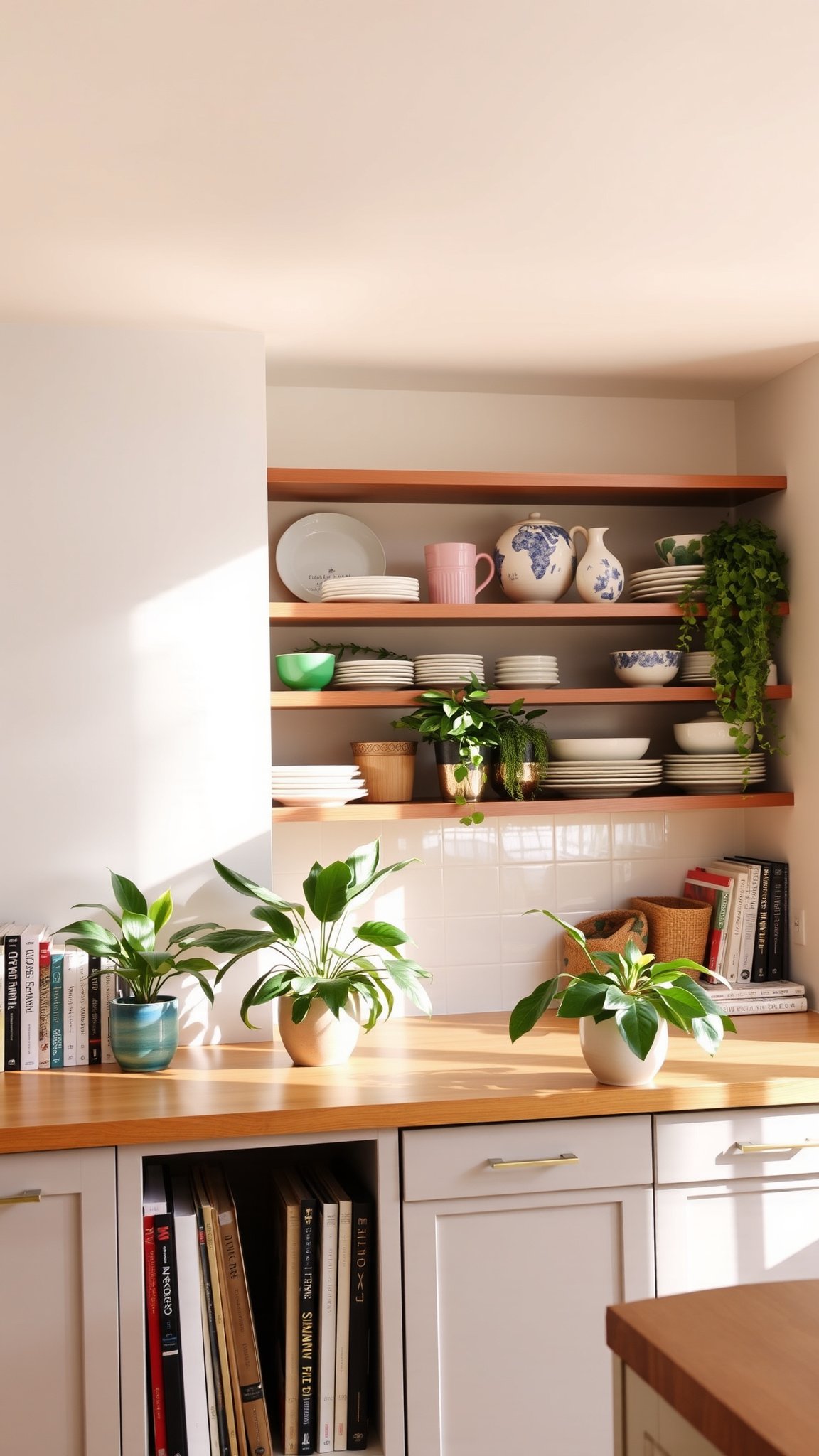2 incorporate open shelving 2. Incorporate Open Shelving