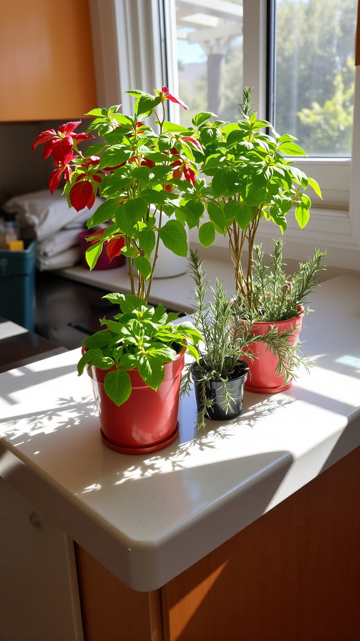 2 potted herbs 2. Potted Herbs