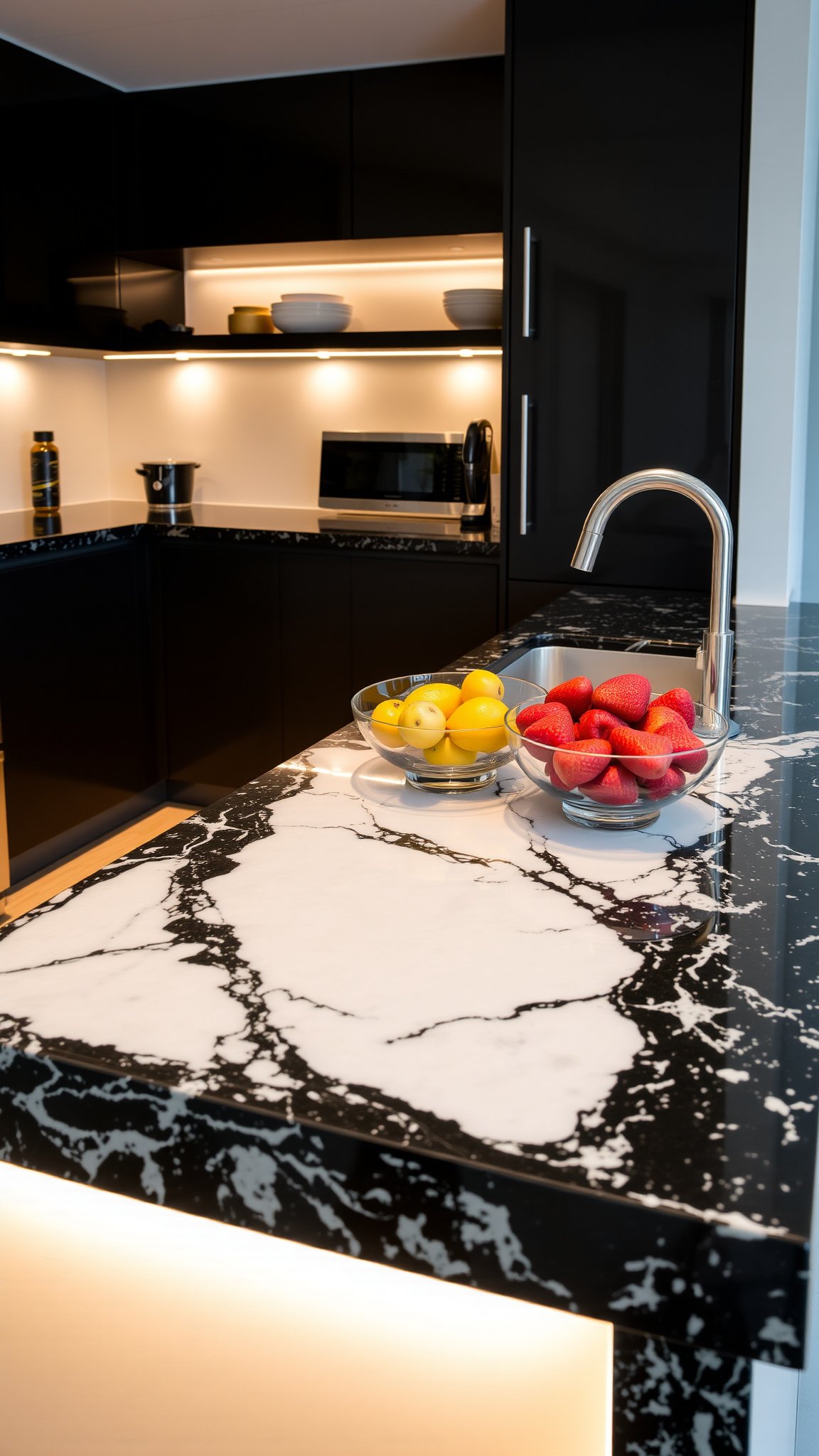 3. Bold Countertops
