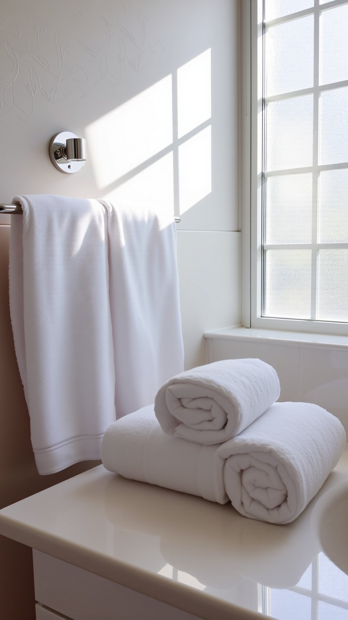 3. Crisp White Towels