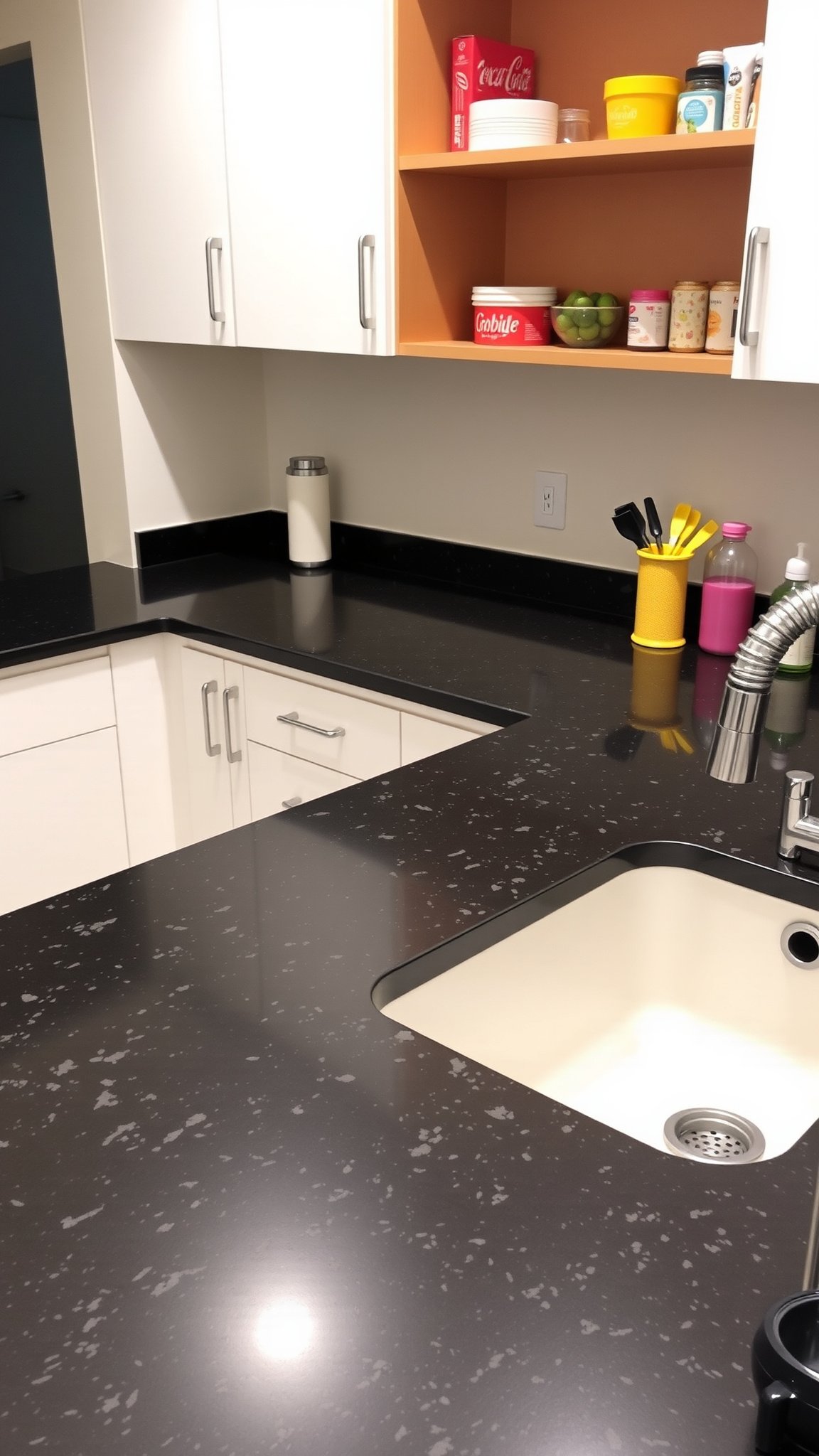 3 dark countertops 3. Dark Countertops