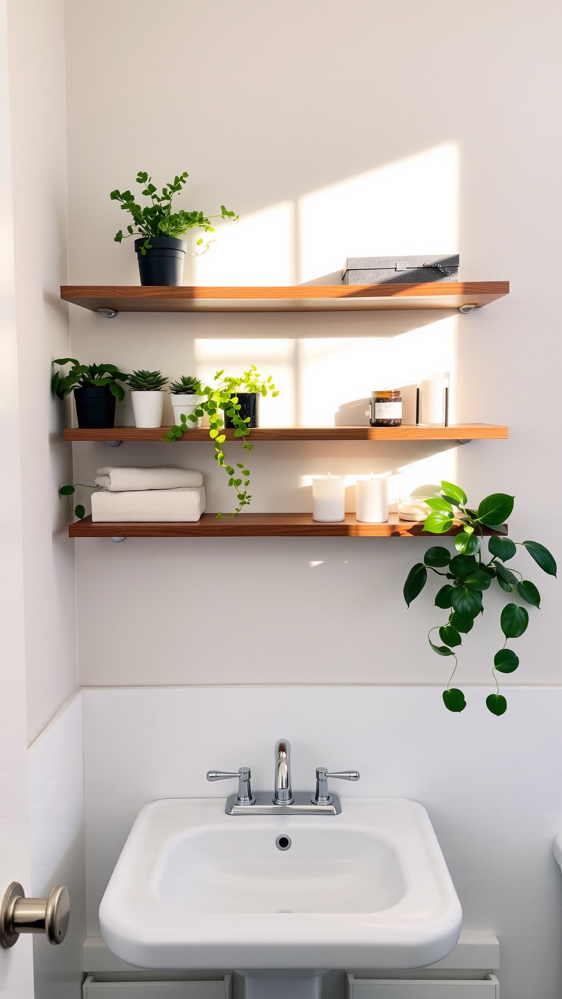 3. Floating Shelves