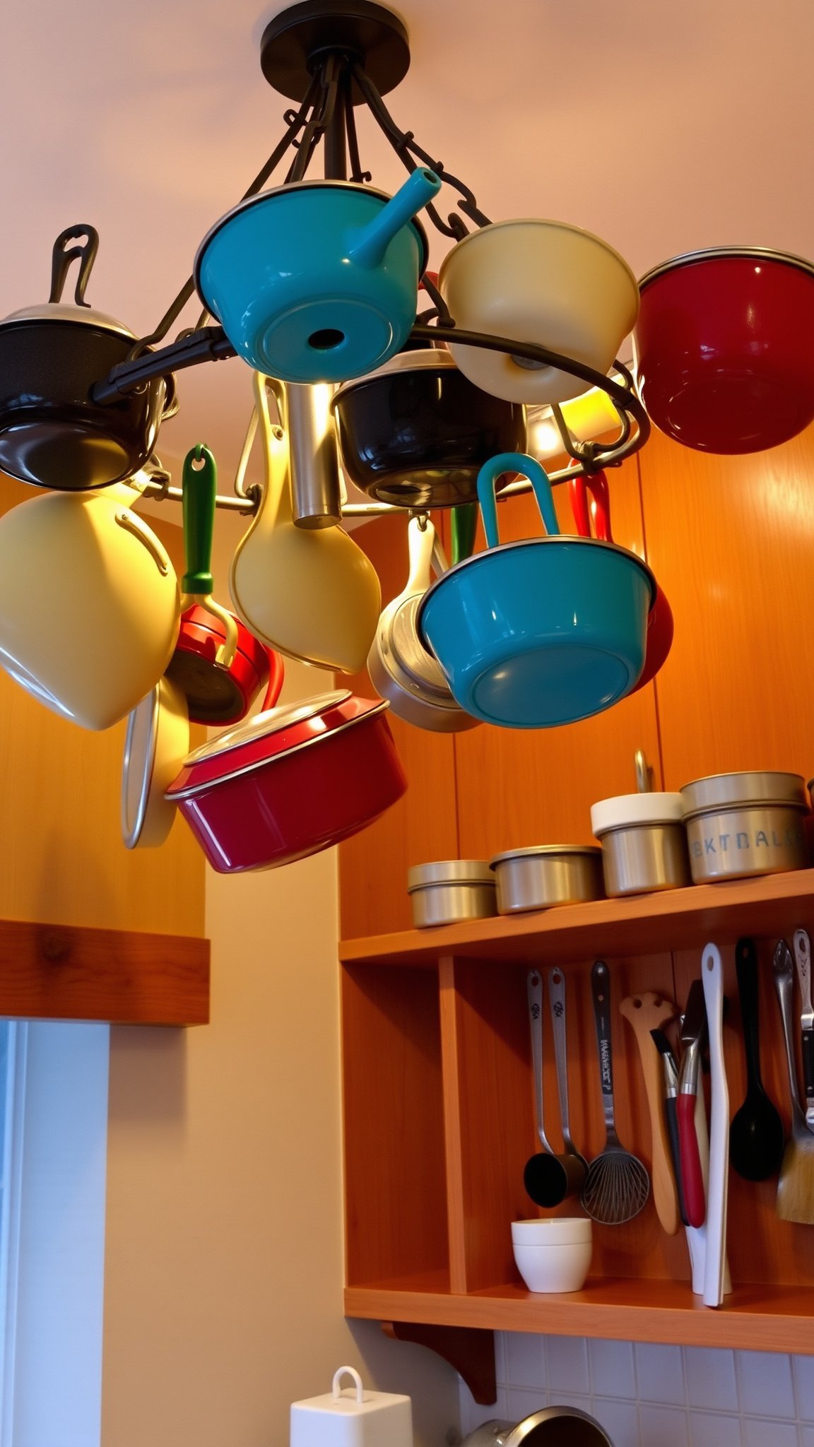 3 hang pots and pans 3. Hang Pots and Pans
