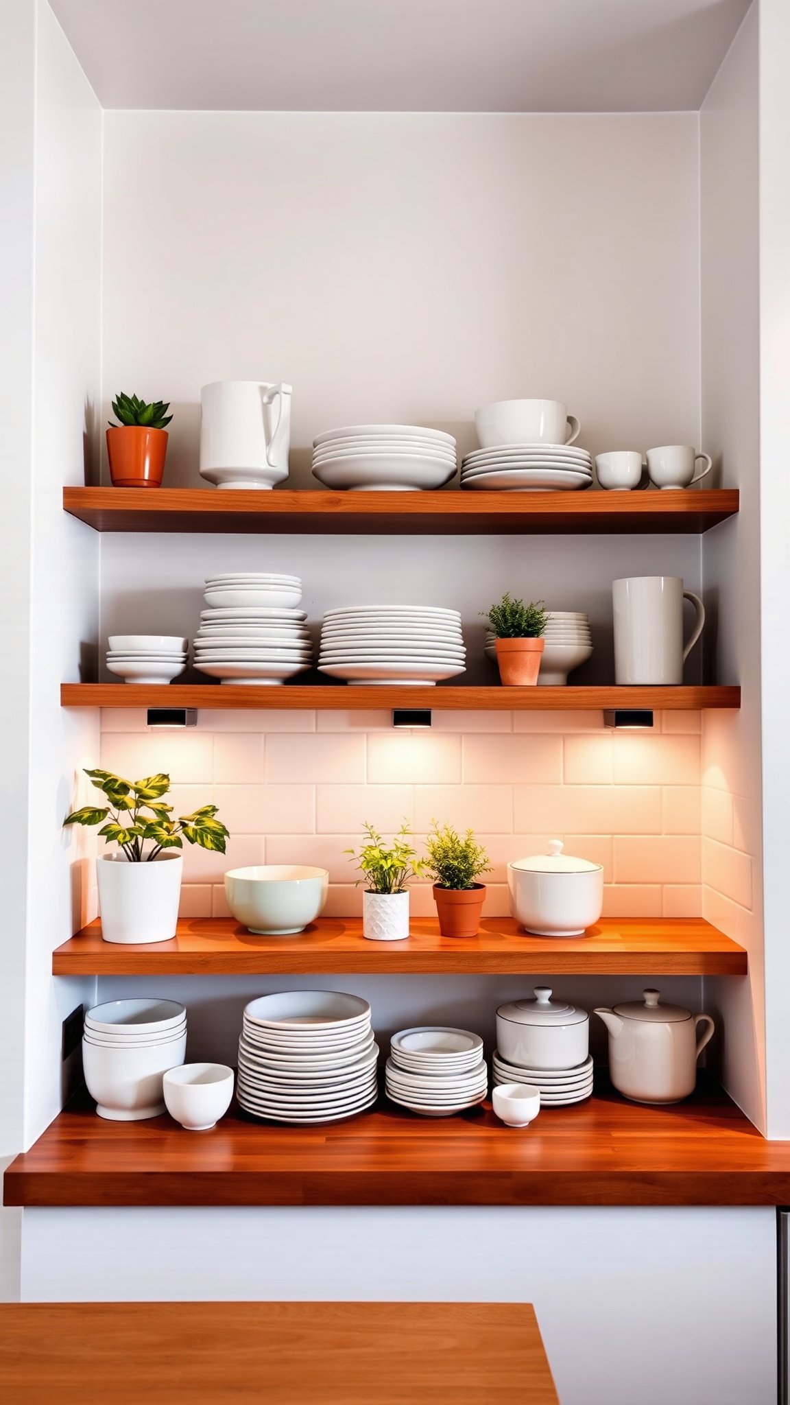 3 open shelving 2 3. Open Shelving