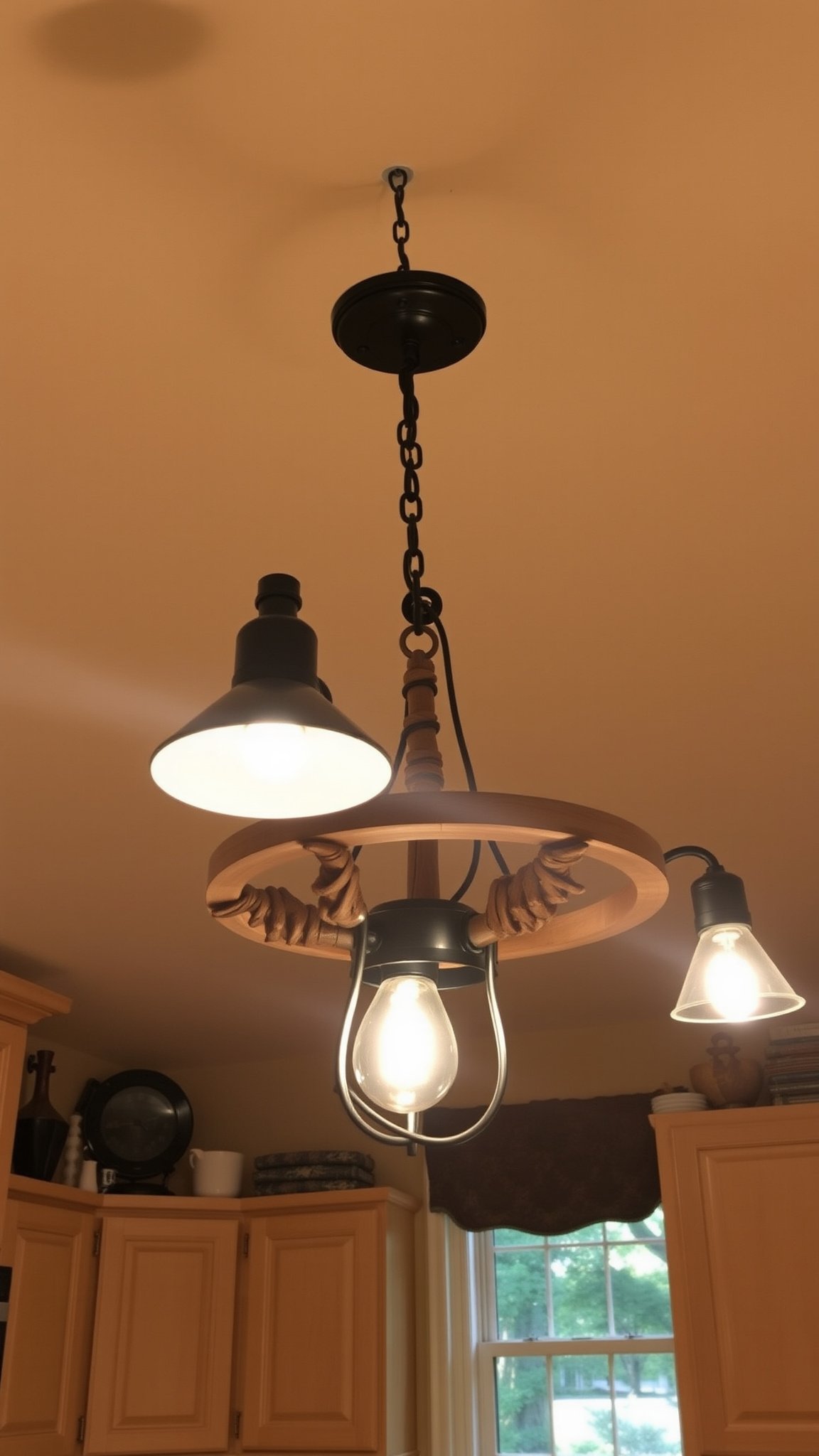 3. Rustic Lighting Fixtures