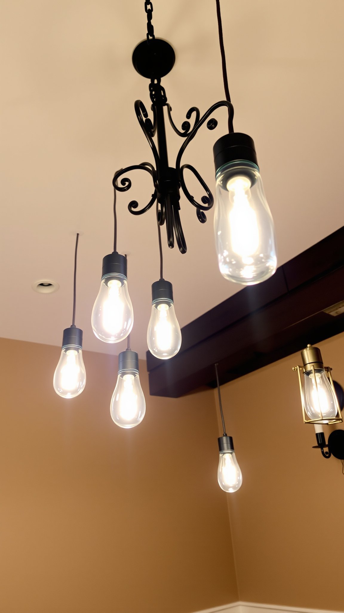 3. Rustic Lighting Fixtures