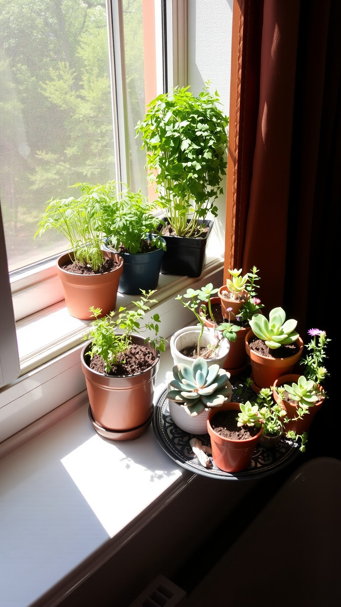 3. Window Sill Garden