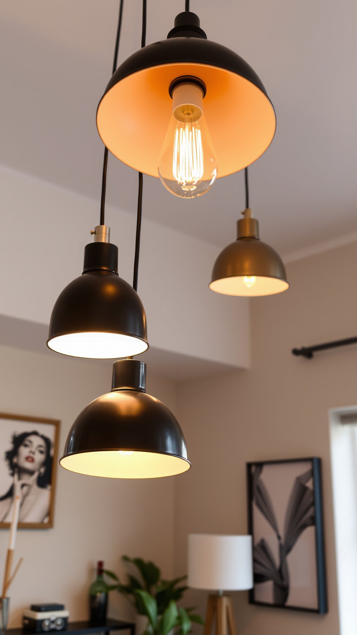 4. Bold Lighting Fixtures