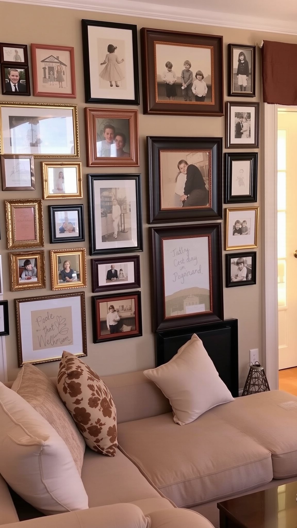 4 create a gallery wall 1 4. Create a Gallery Wall