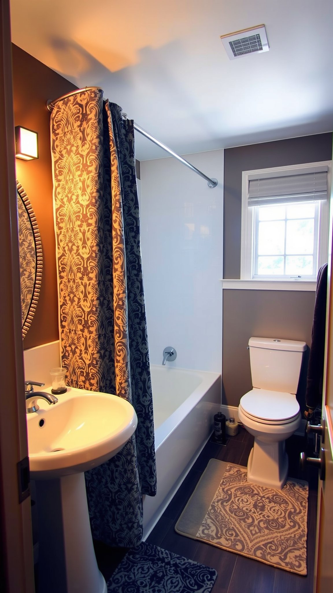 4. Elegant Shower Curtain