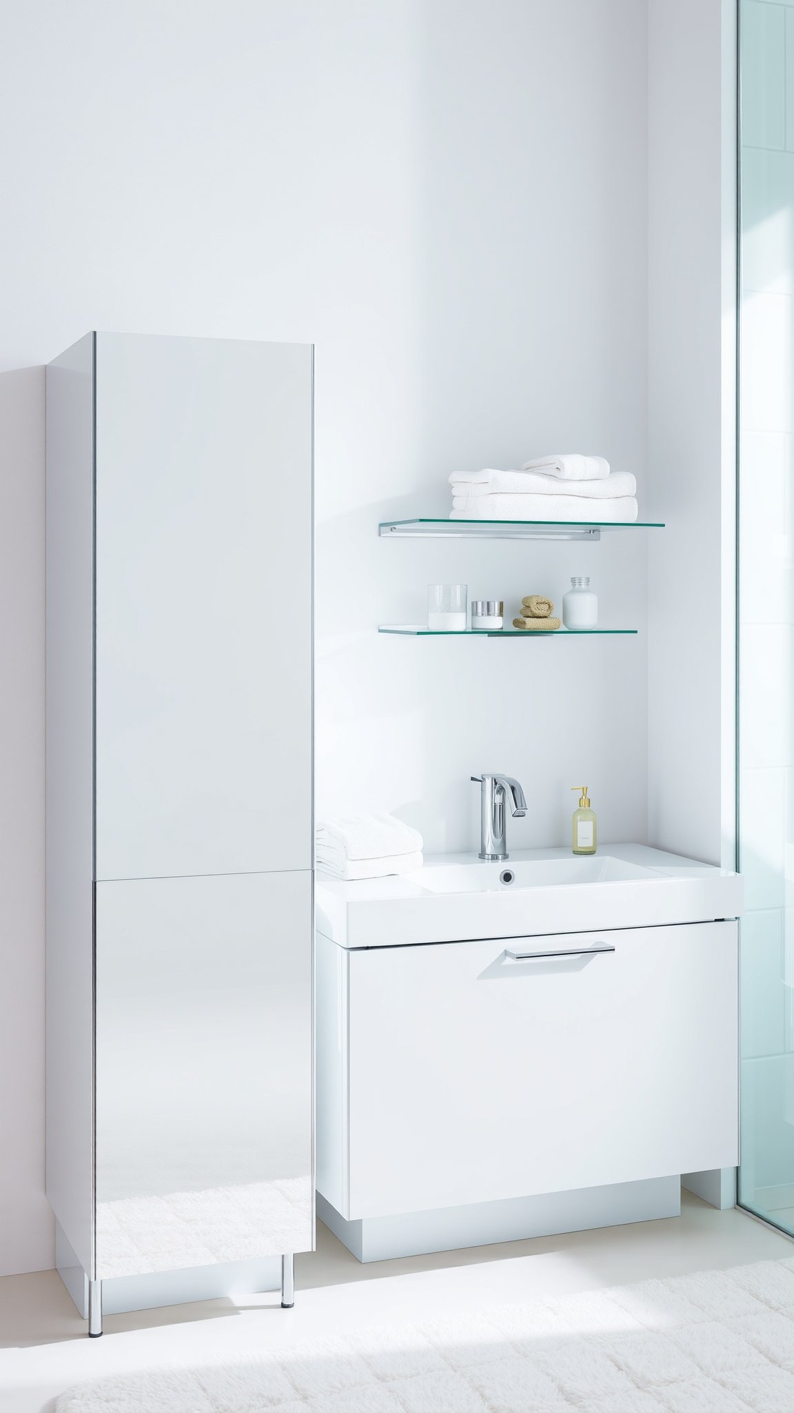 4. Mirrored Furniture