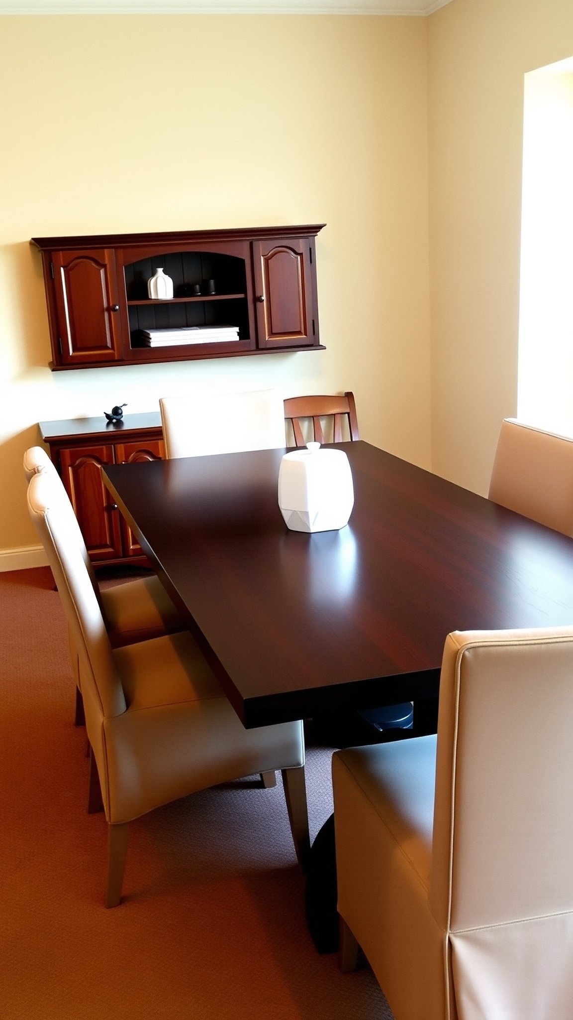 4. Rich Wood Finishes