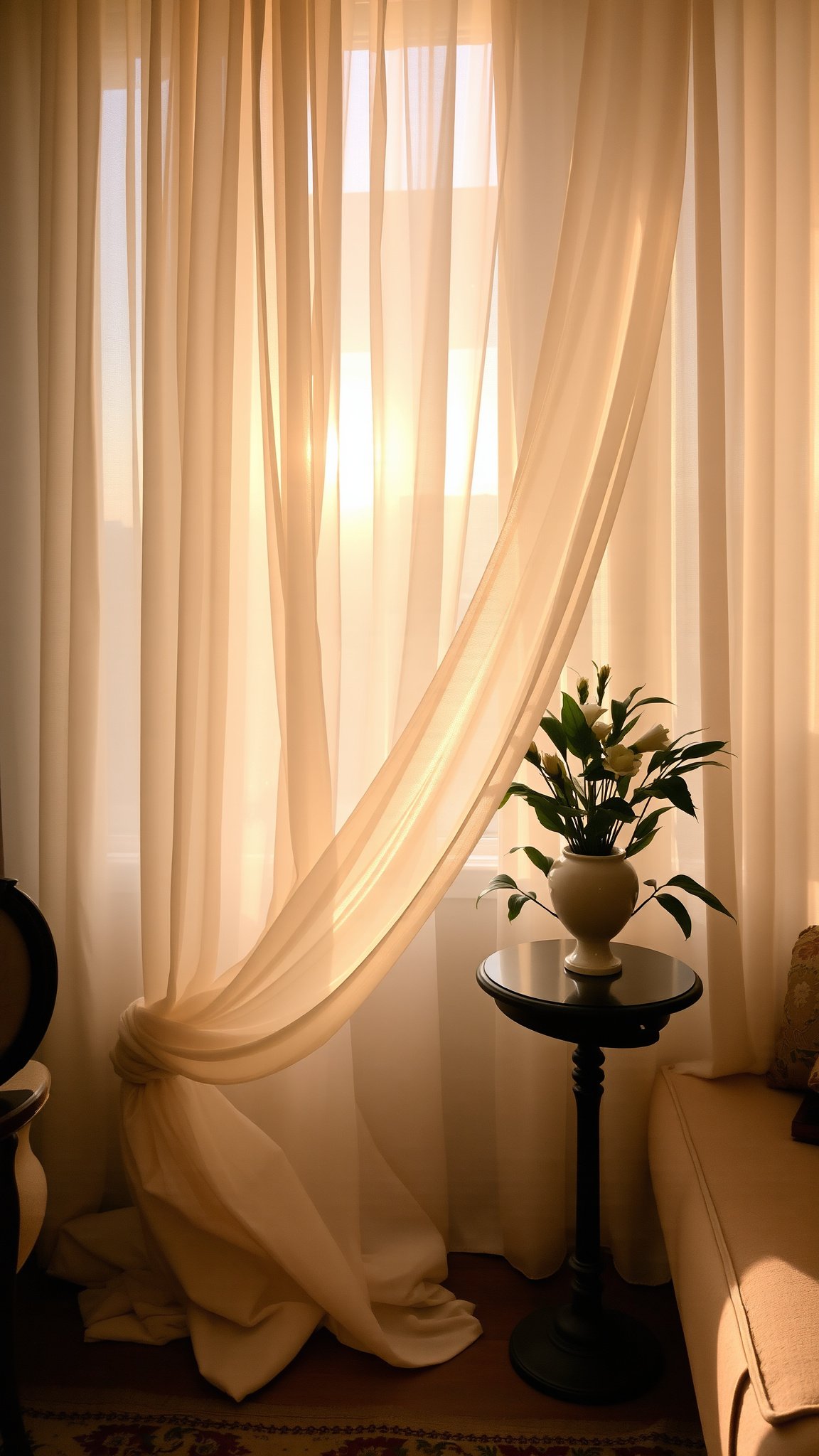 4 white curtains 4. White Curtains