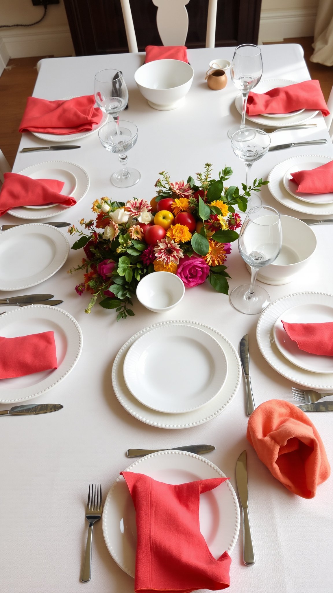4. White Tableware