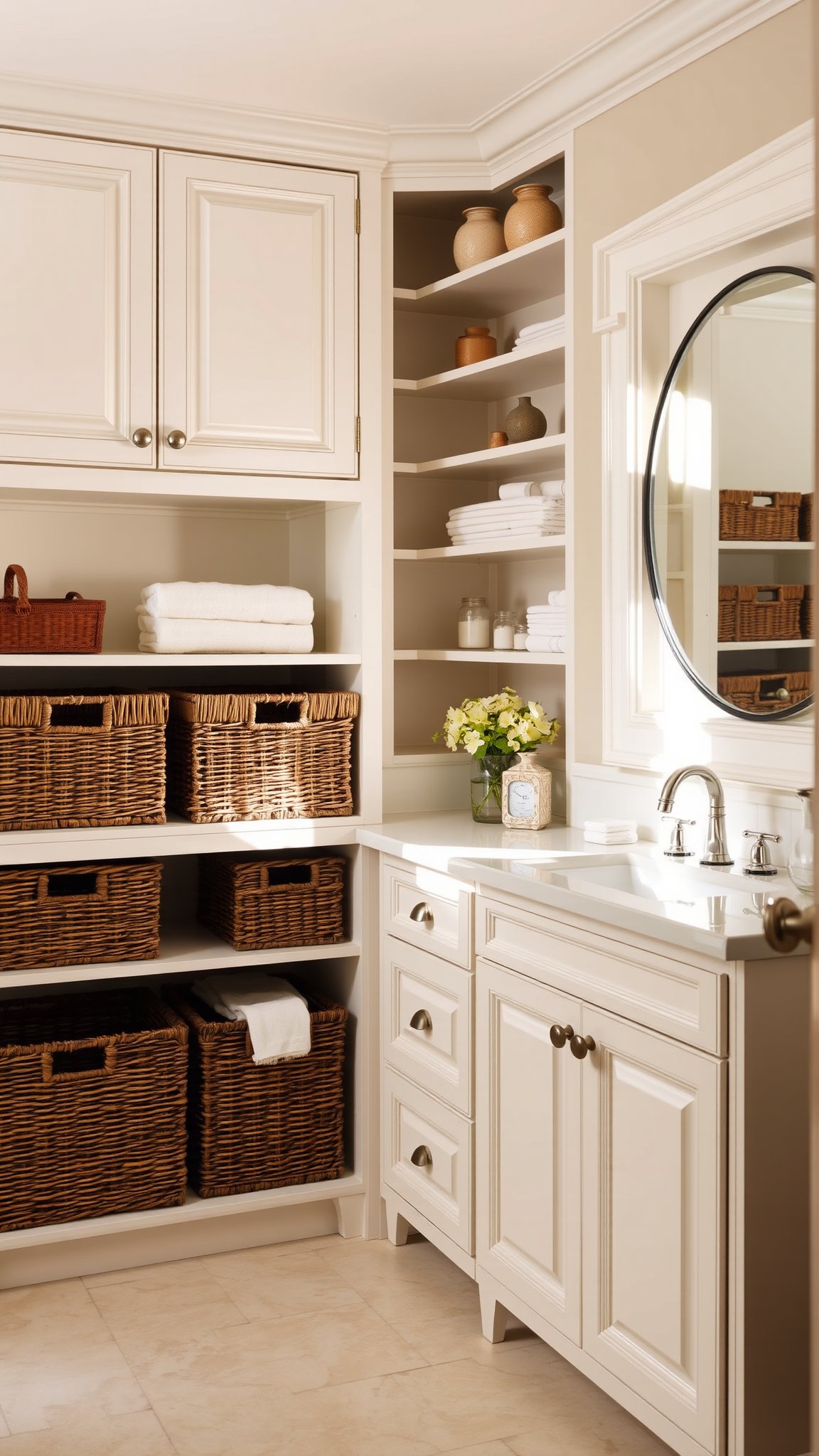 5. Chic Storage Solutions