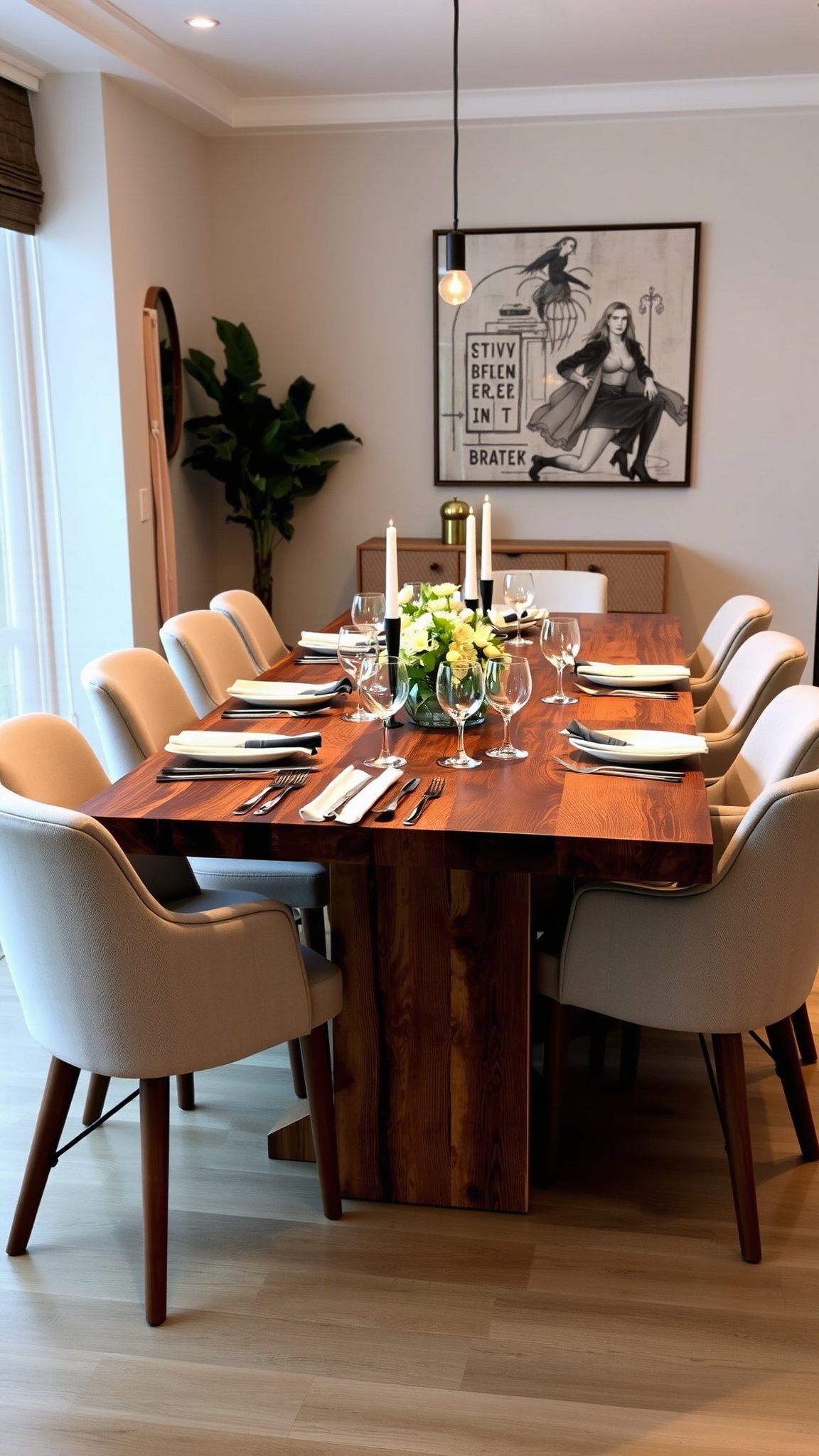 5. Choose a Unique Dining Table