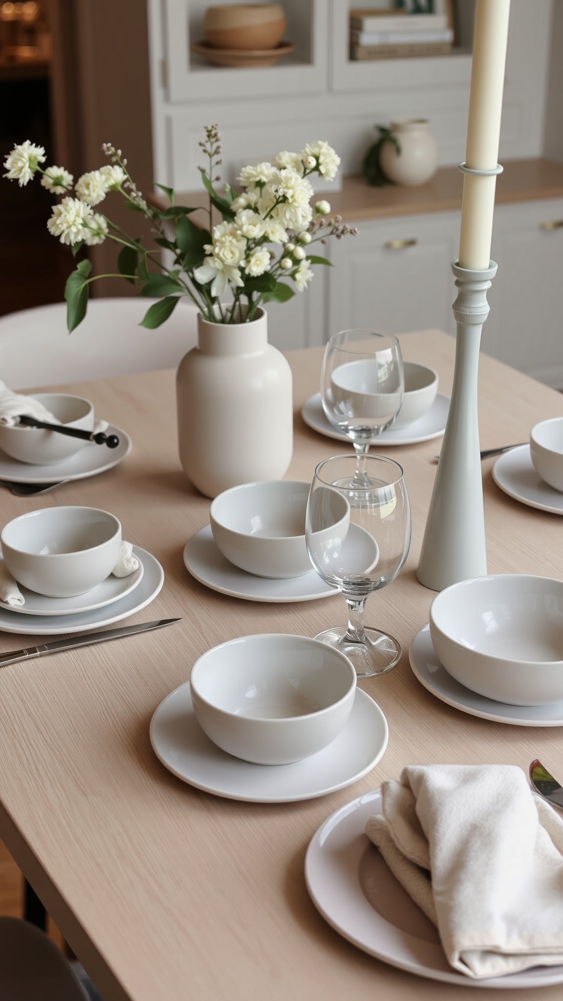 5. Choose Neutral Tableware
