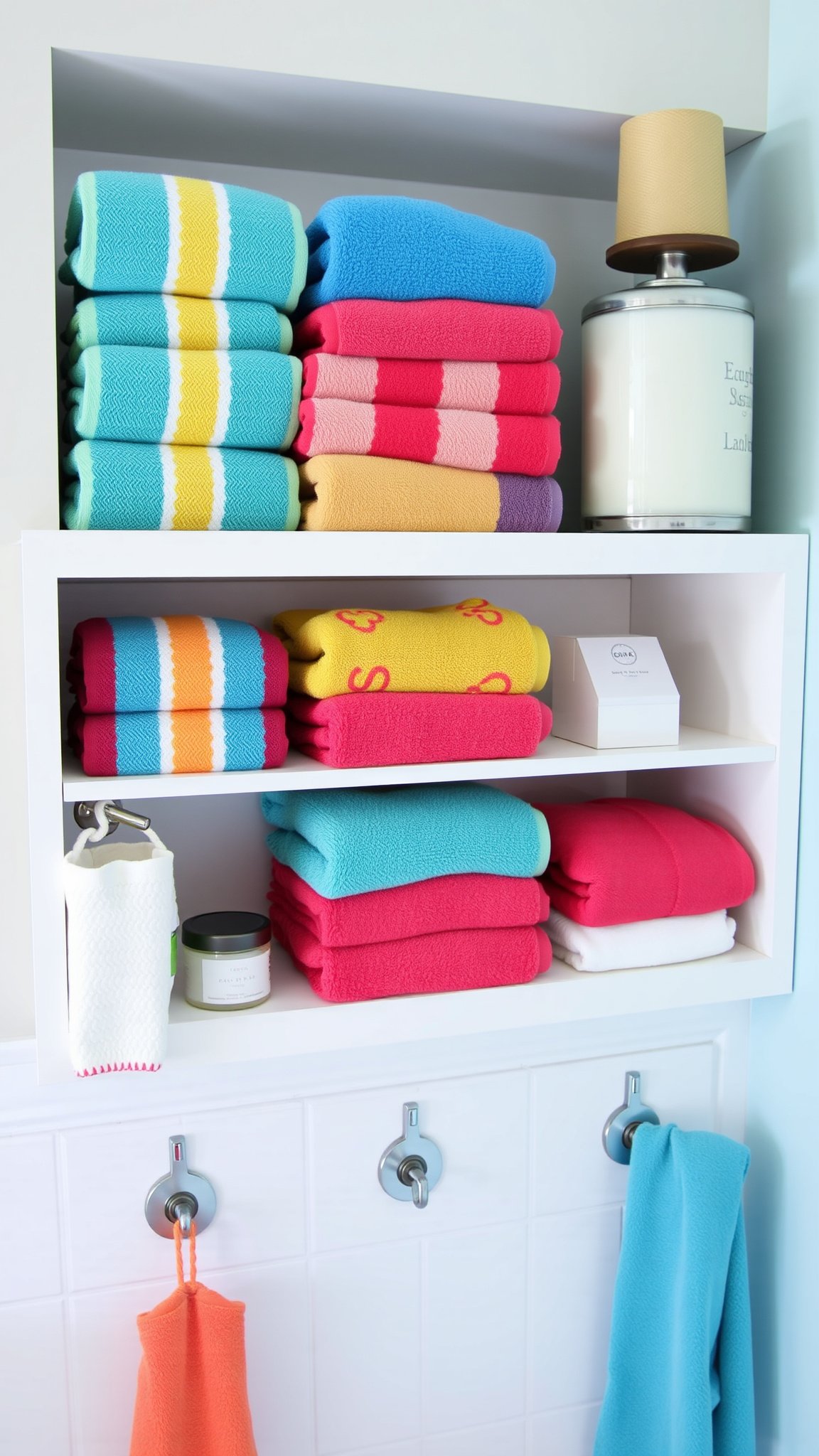 5. Colorful Towels