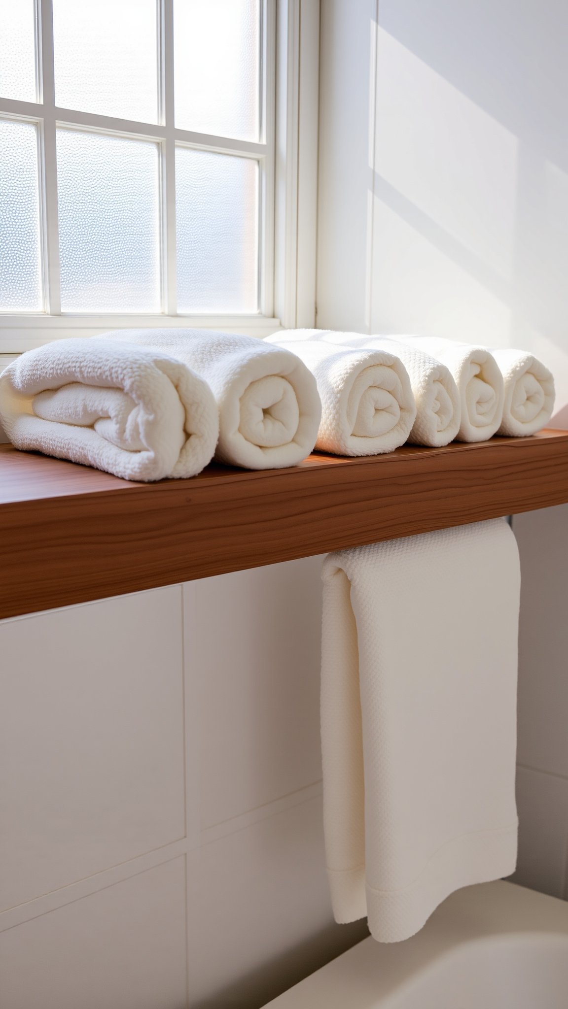5. Cream Towels